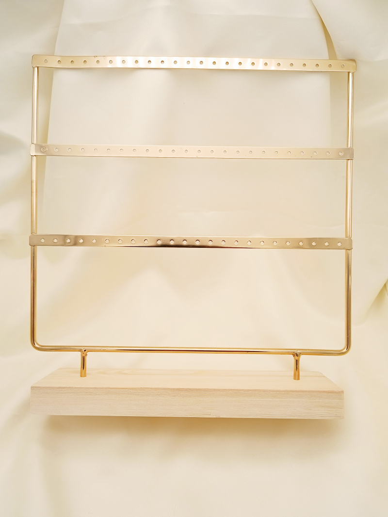 Wholesaler Eclat Paris - Gold display for triple row earrings