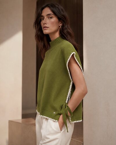 Mayorista ECRU by Luni - Chaleco Poncho Mayorista ECRU by Luni - Chaleco Poncho