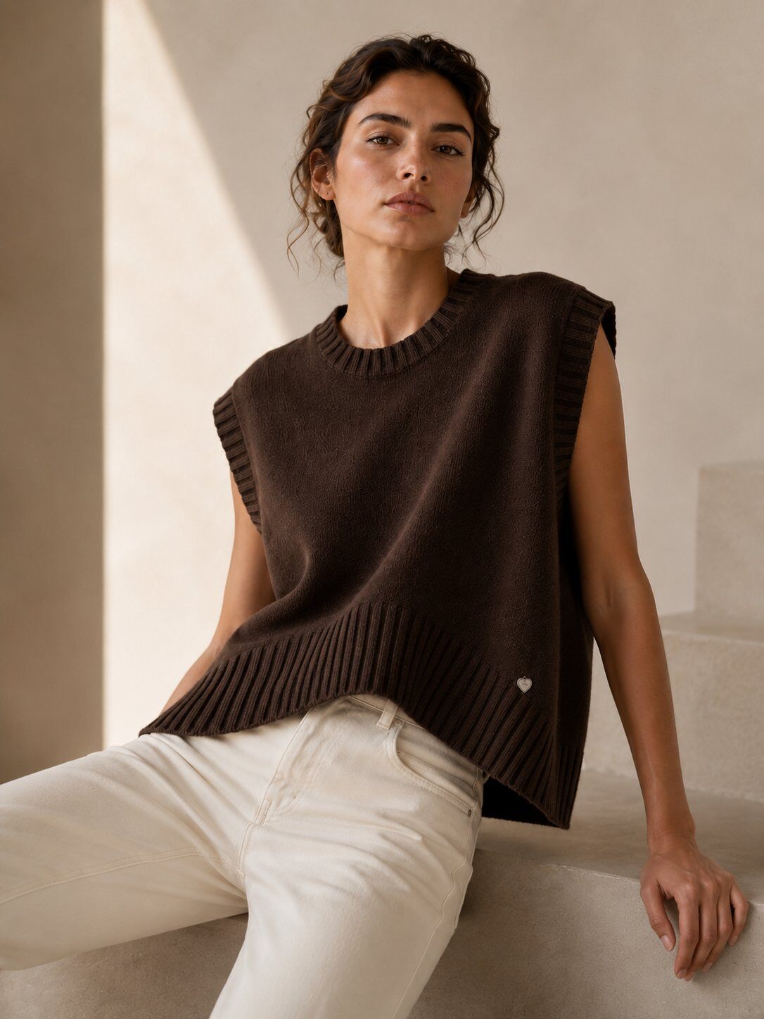 Wholesaler ECRU by Luni - Boxy Vest