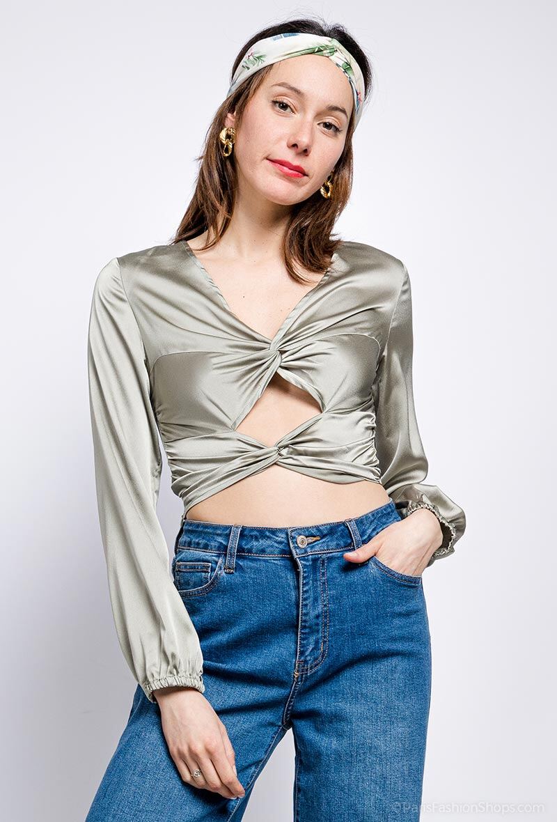 Grossiste Eight Paris - Blouse en satin