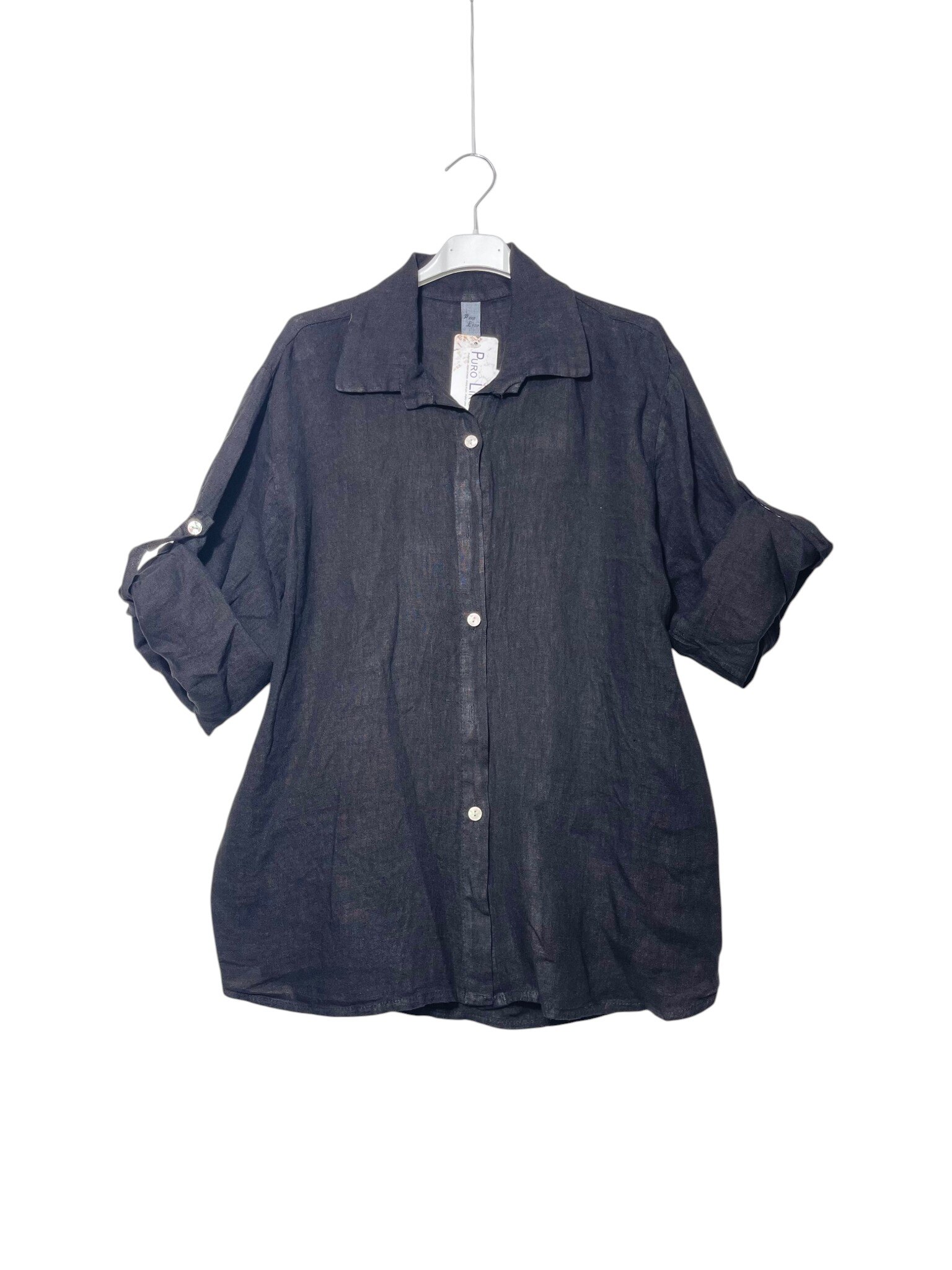 Wholesaler Elegance - Oversized shirt in pure linen