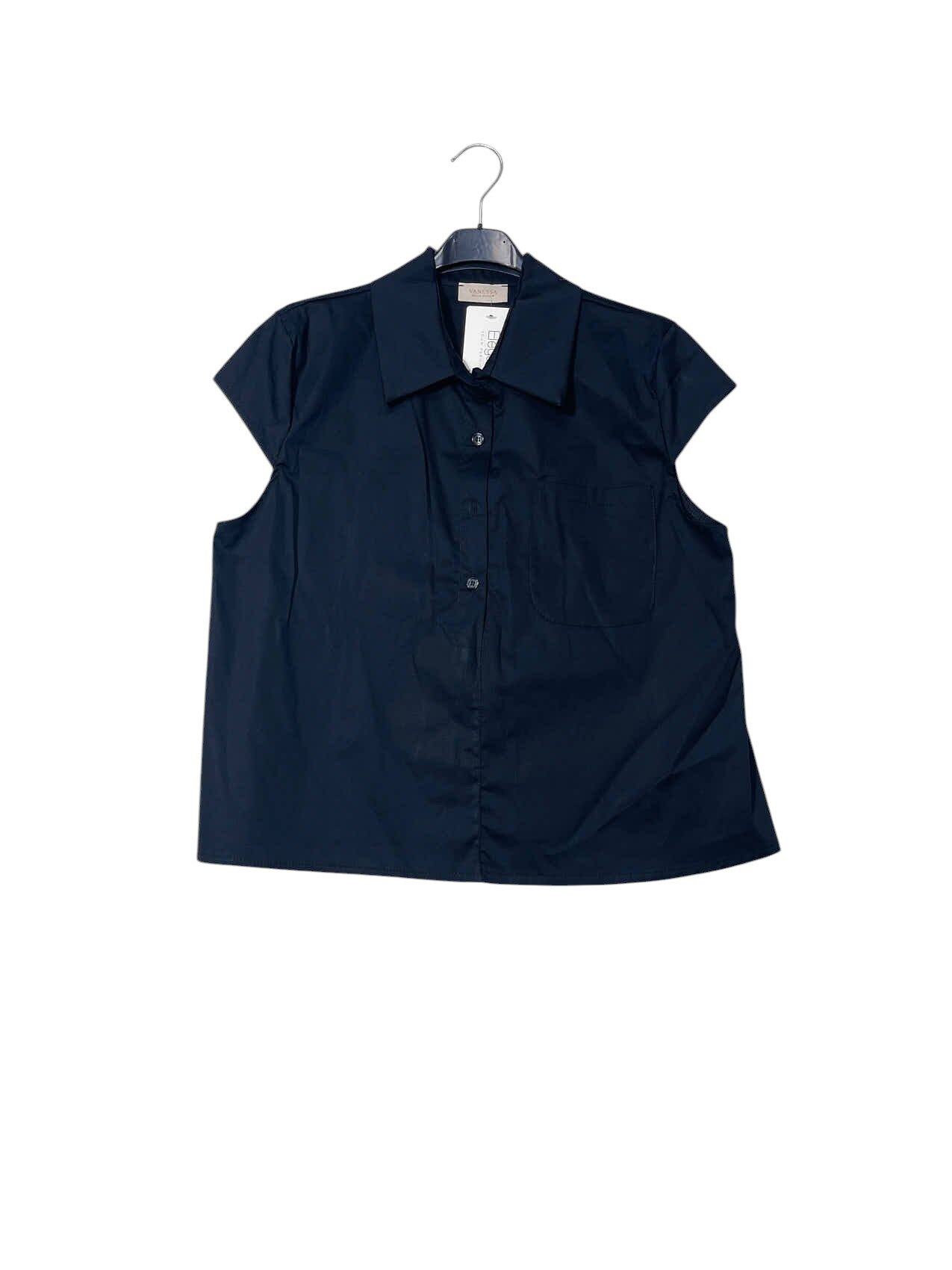 Grossista Elegance - Camicia smanicata con taschino