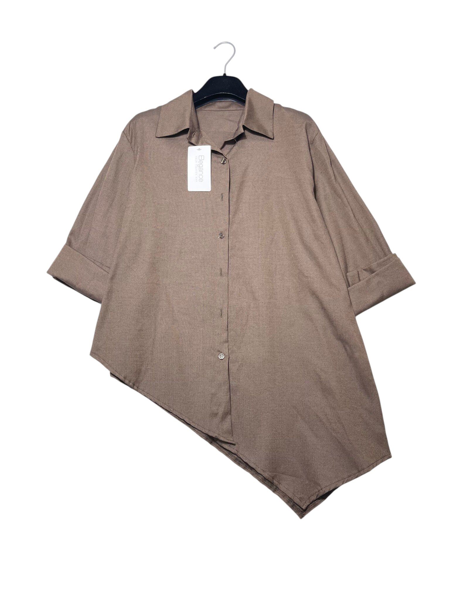 Wholesaler Elegance - Asymmetric piqué shirt