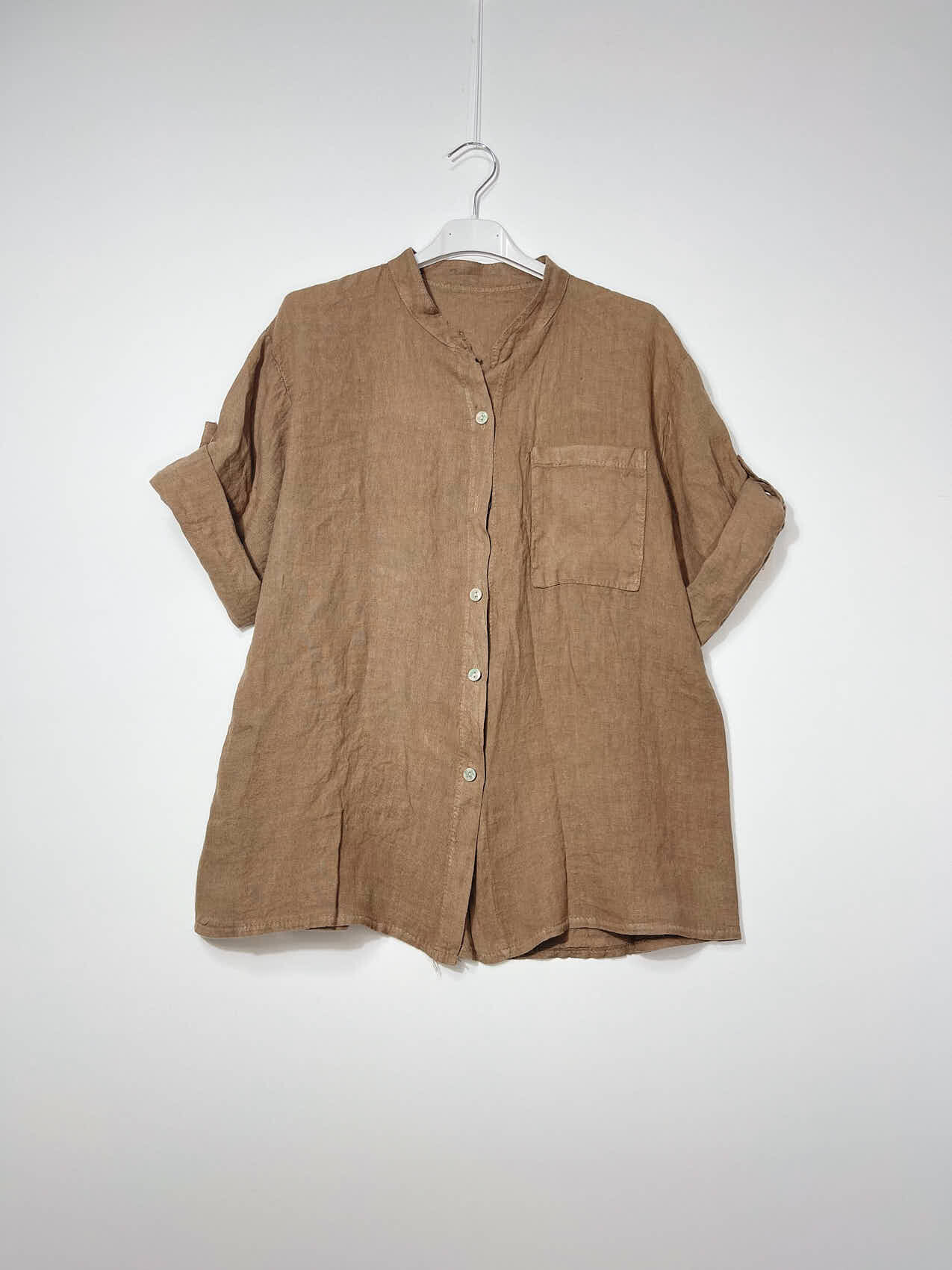 Wholesaler Elegance - Linen shirt with pocket