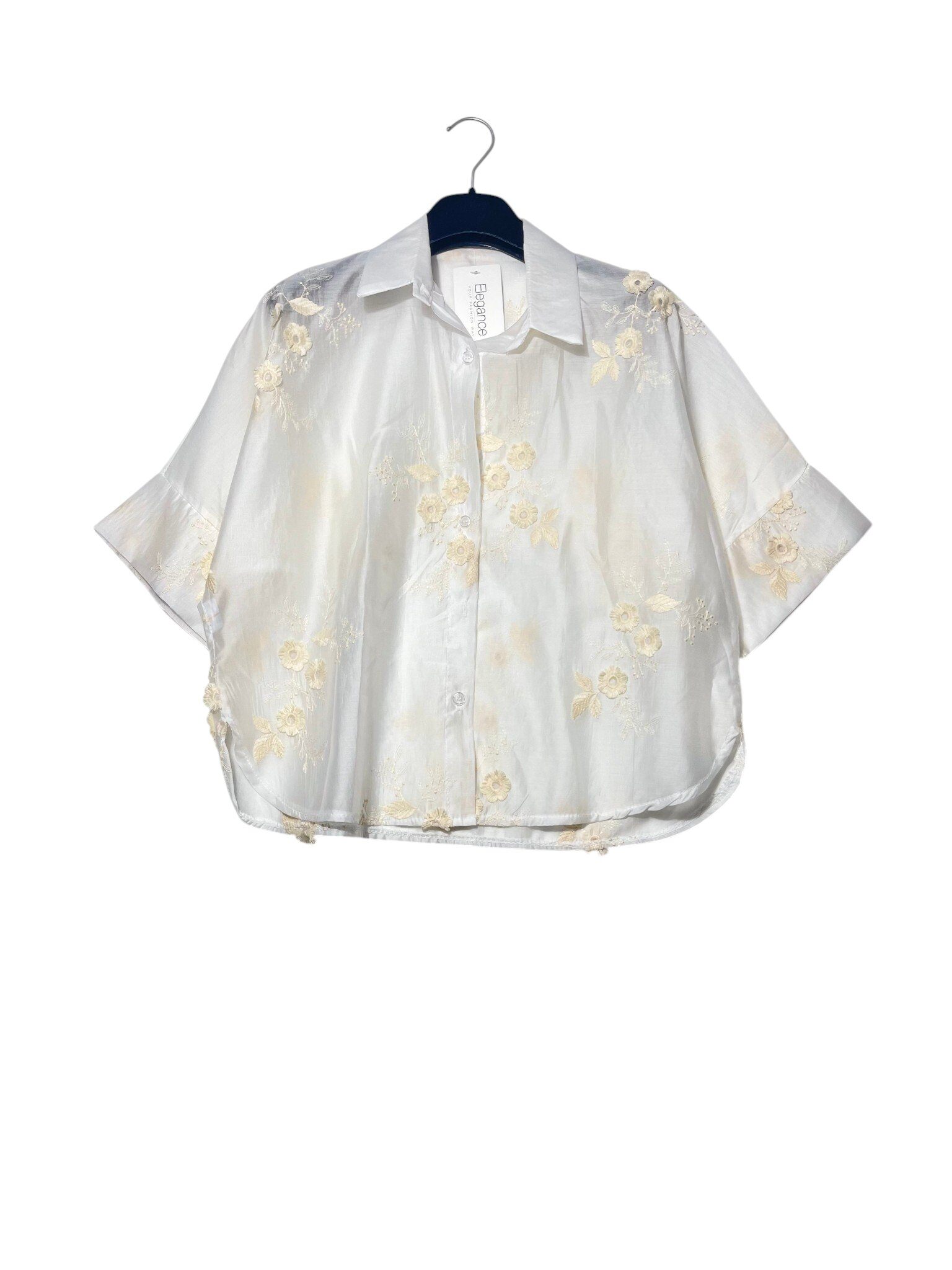 Wholesaler Elegance - Tencel shirt with embroidery