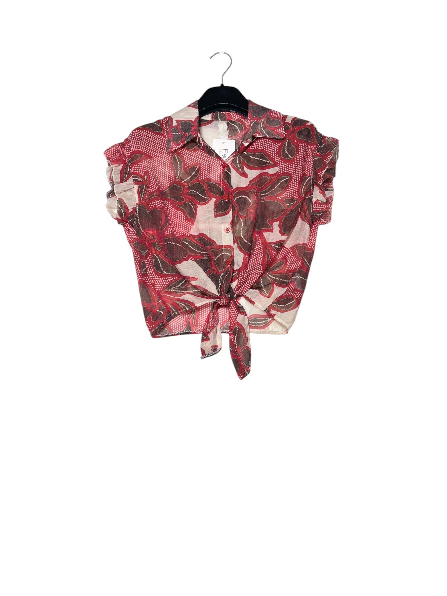Grossista Elegance - Camicia in tencel con nodo