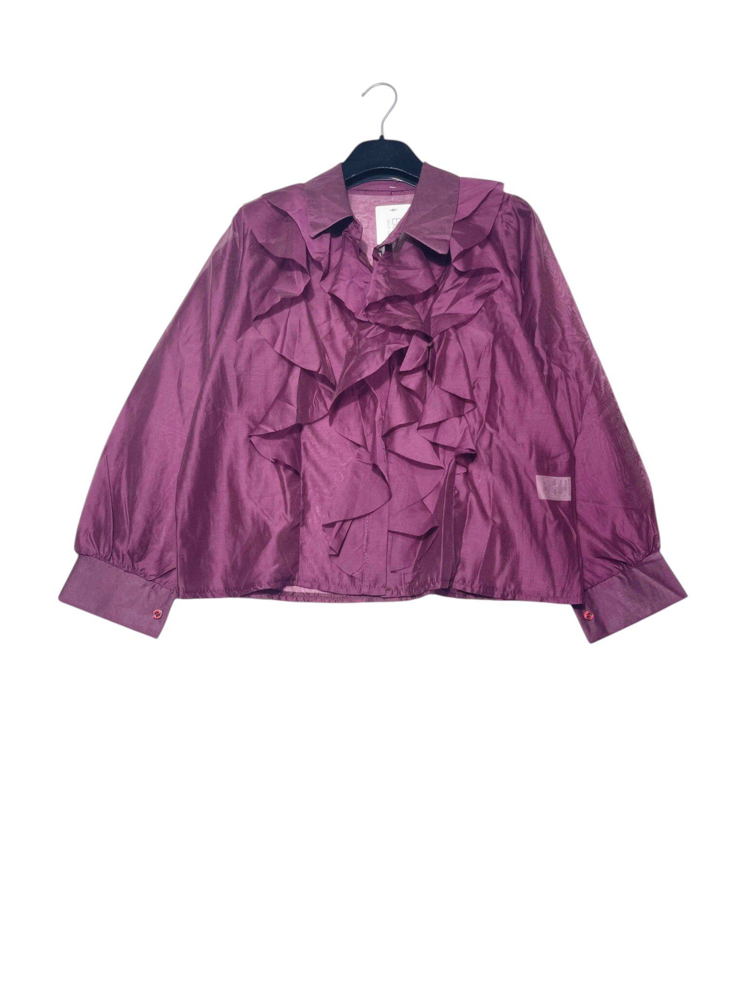 Grossiste Elegance - Chemise en tencel rouge