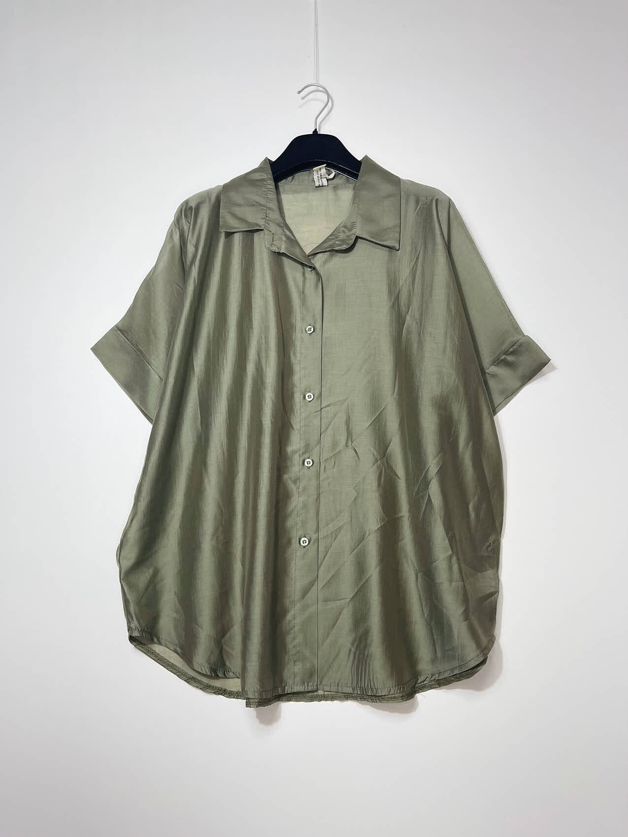 Mayorista Elegance - Camisa de gran tamaño de manga corta