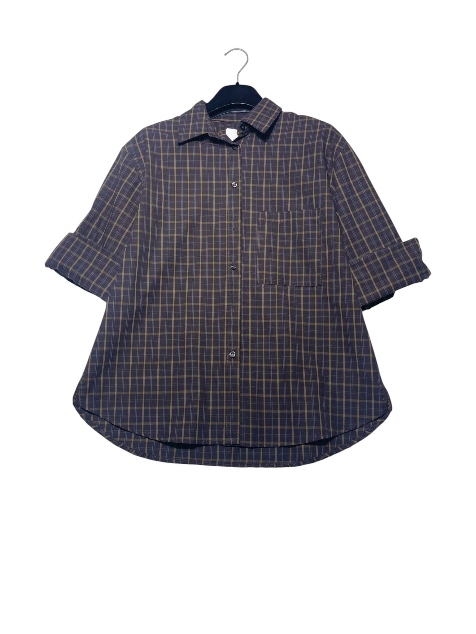 Grossiste Elegance - Chemise en tartan avec poche poitrine