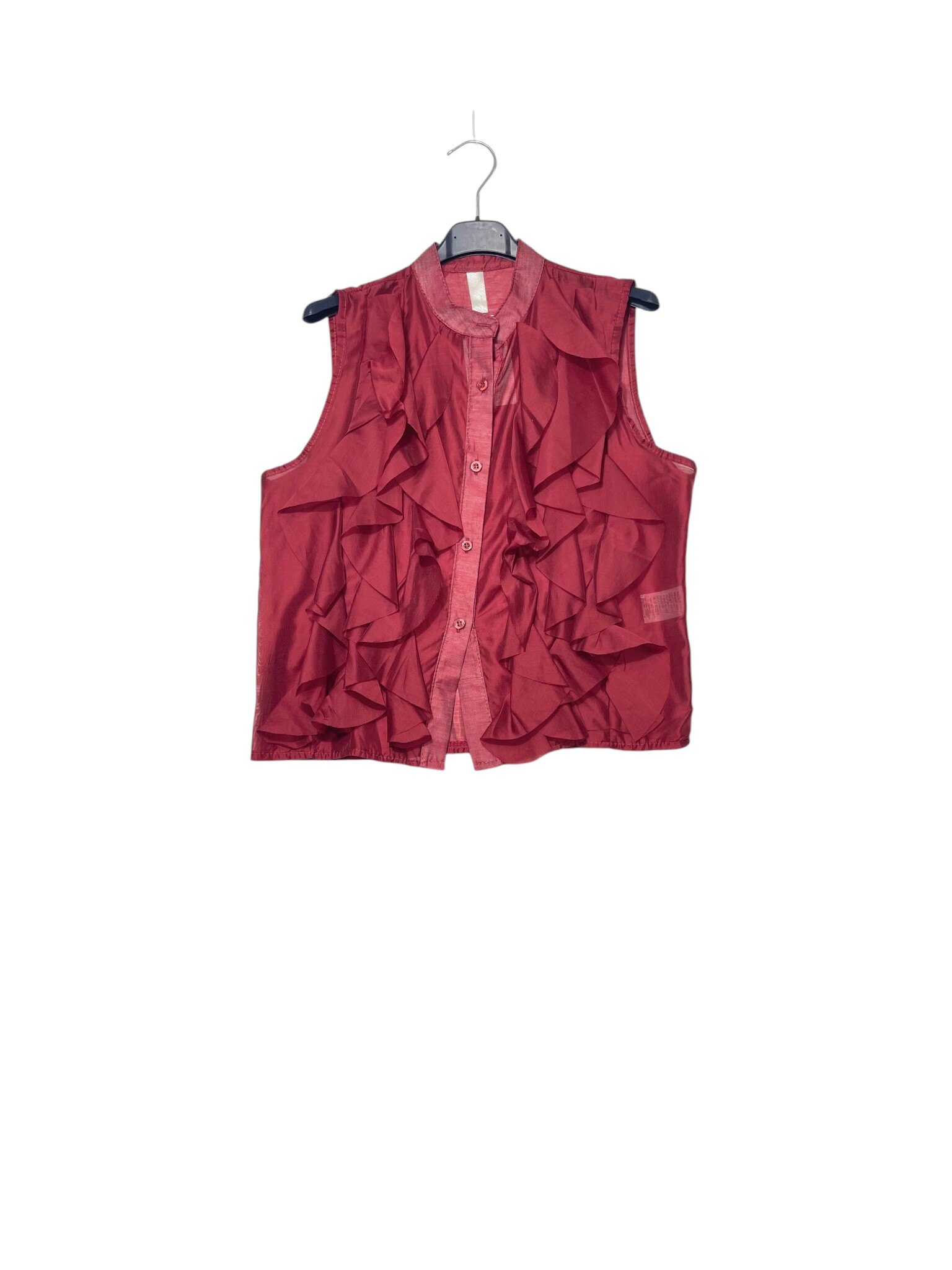 Mayorista Elegance - Blusa sin mangas con volantes
