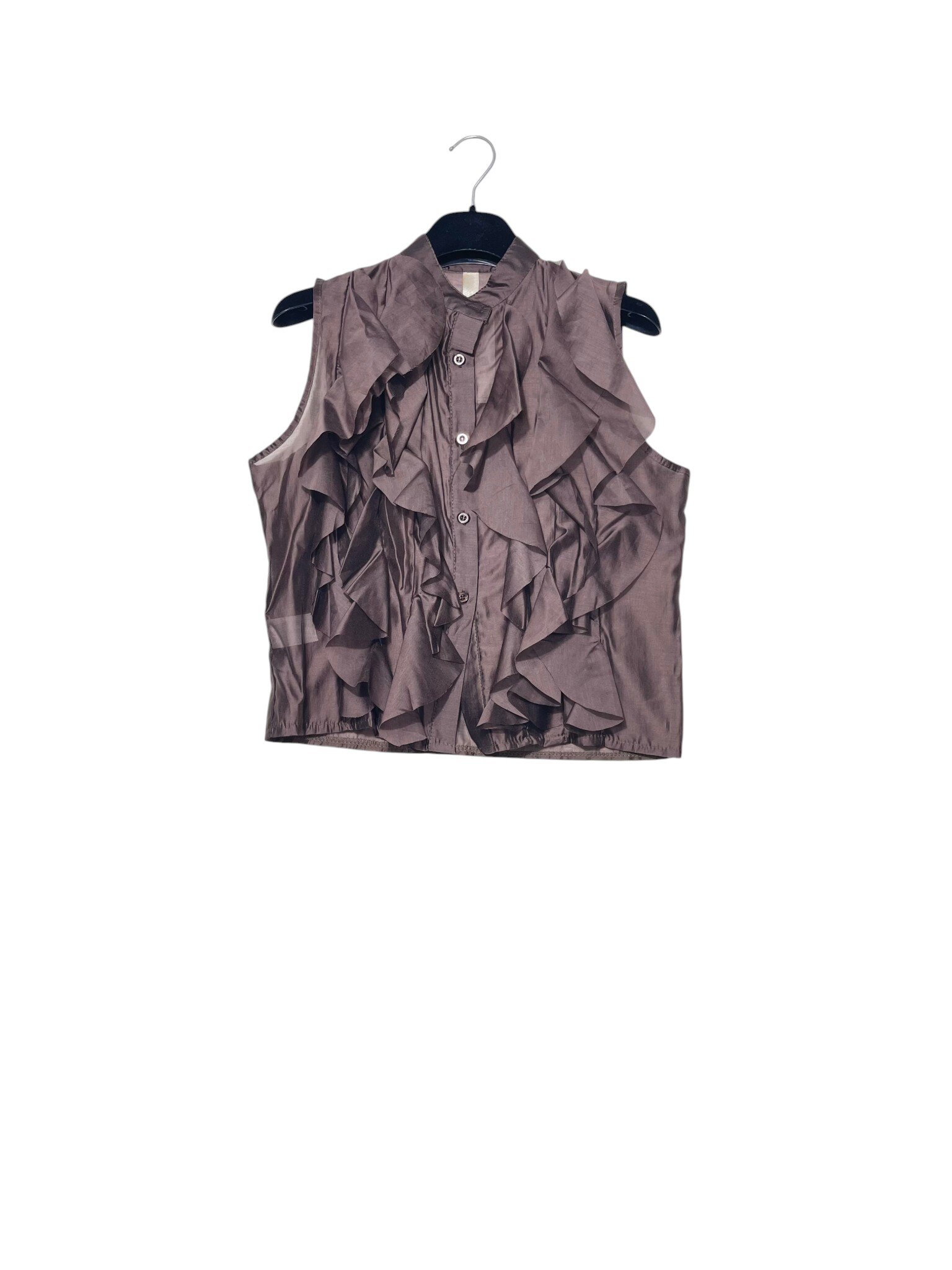 Mayorista Elegance - Blusa sin mangas con volantes