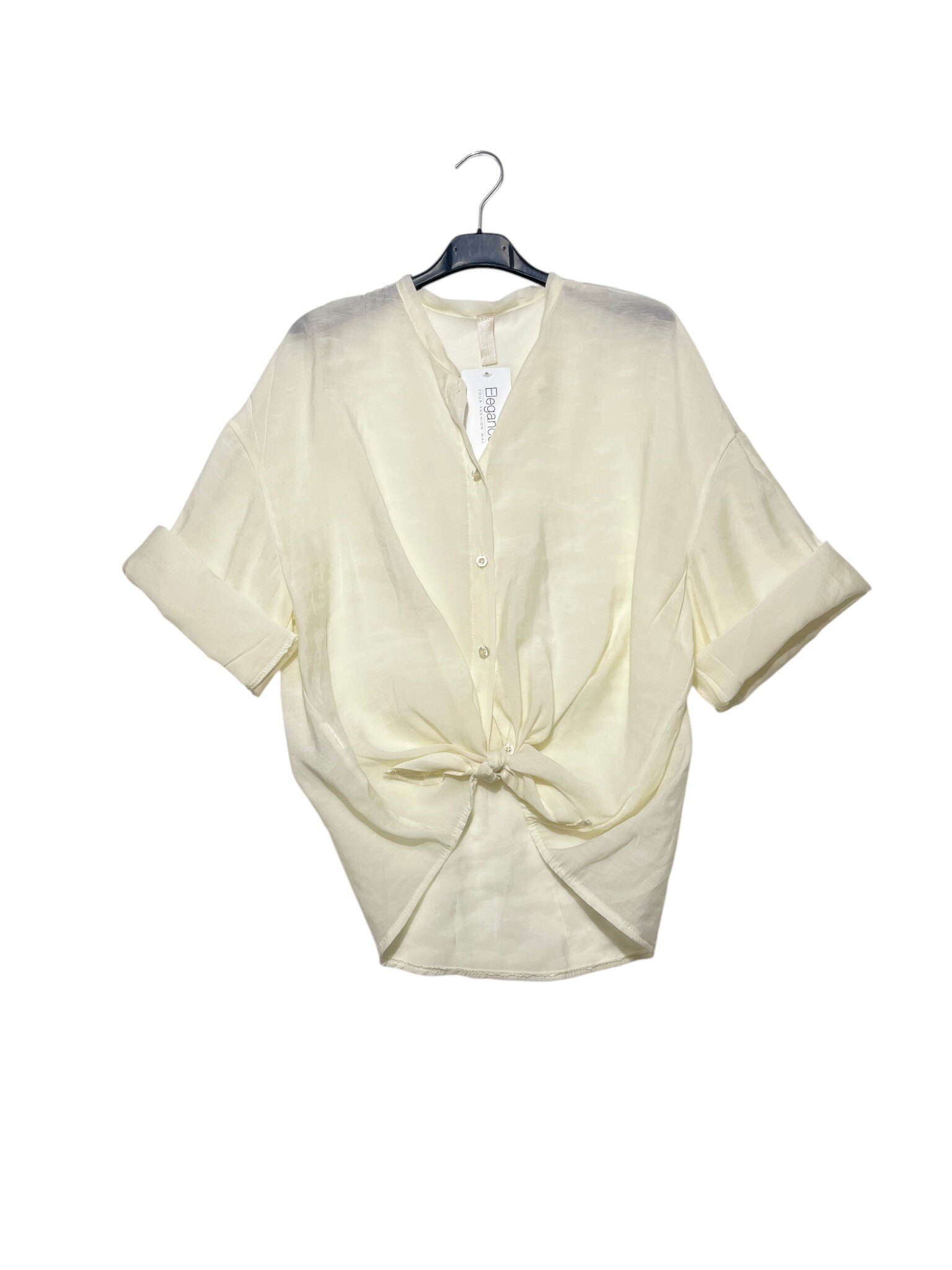 Mayorista Elegance - Camisa de lyocell con mangas tres cuartos