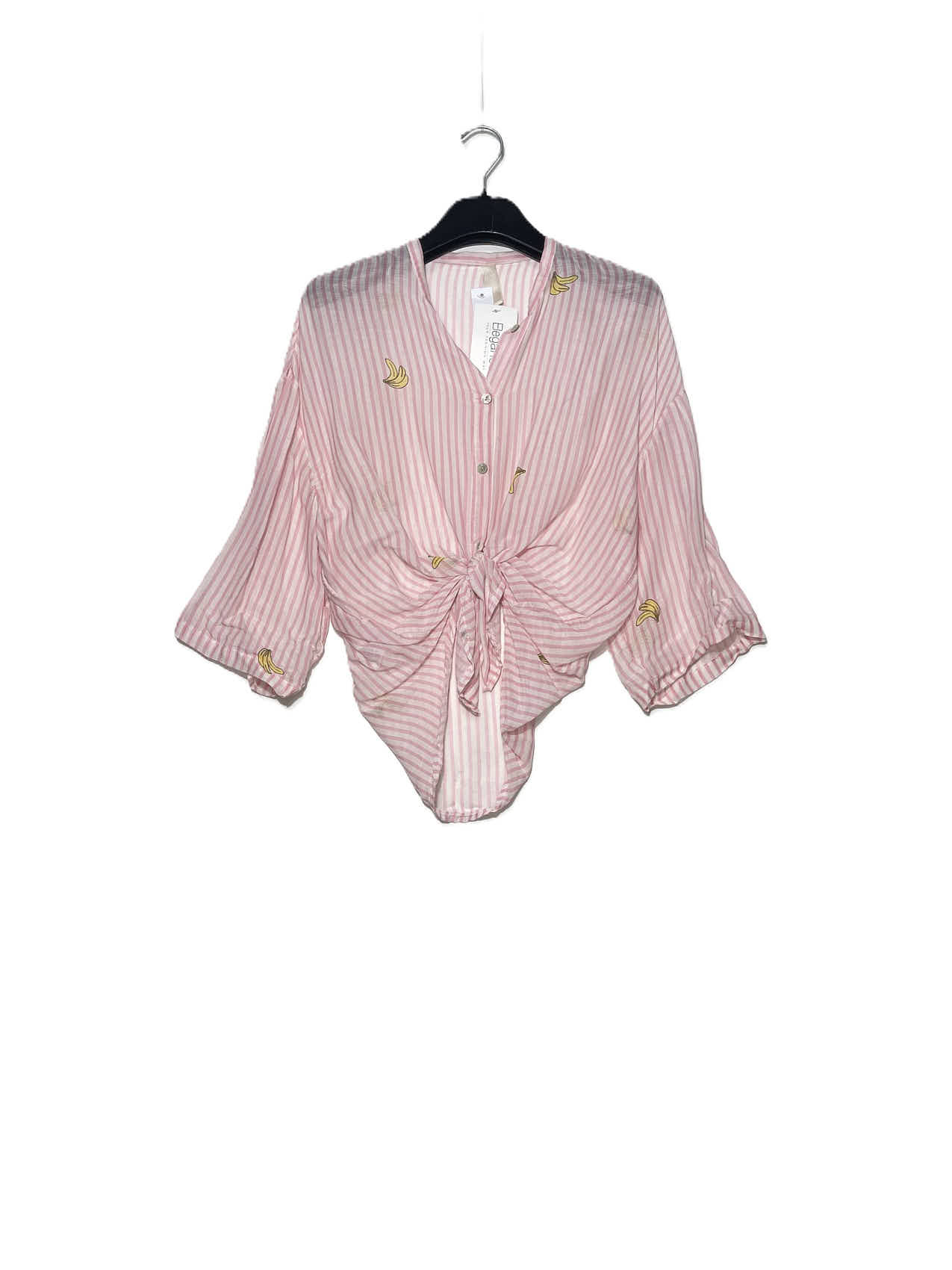 Grossiste Elegance - Chemise en mélange de soie col mao