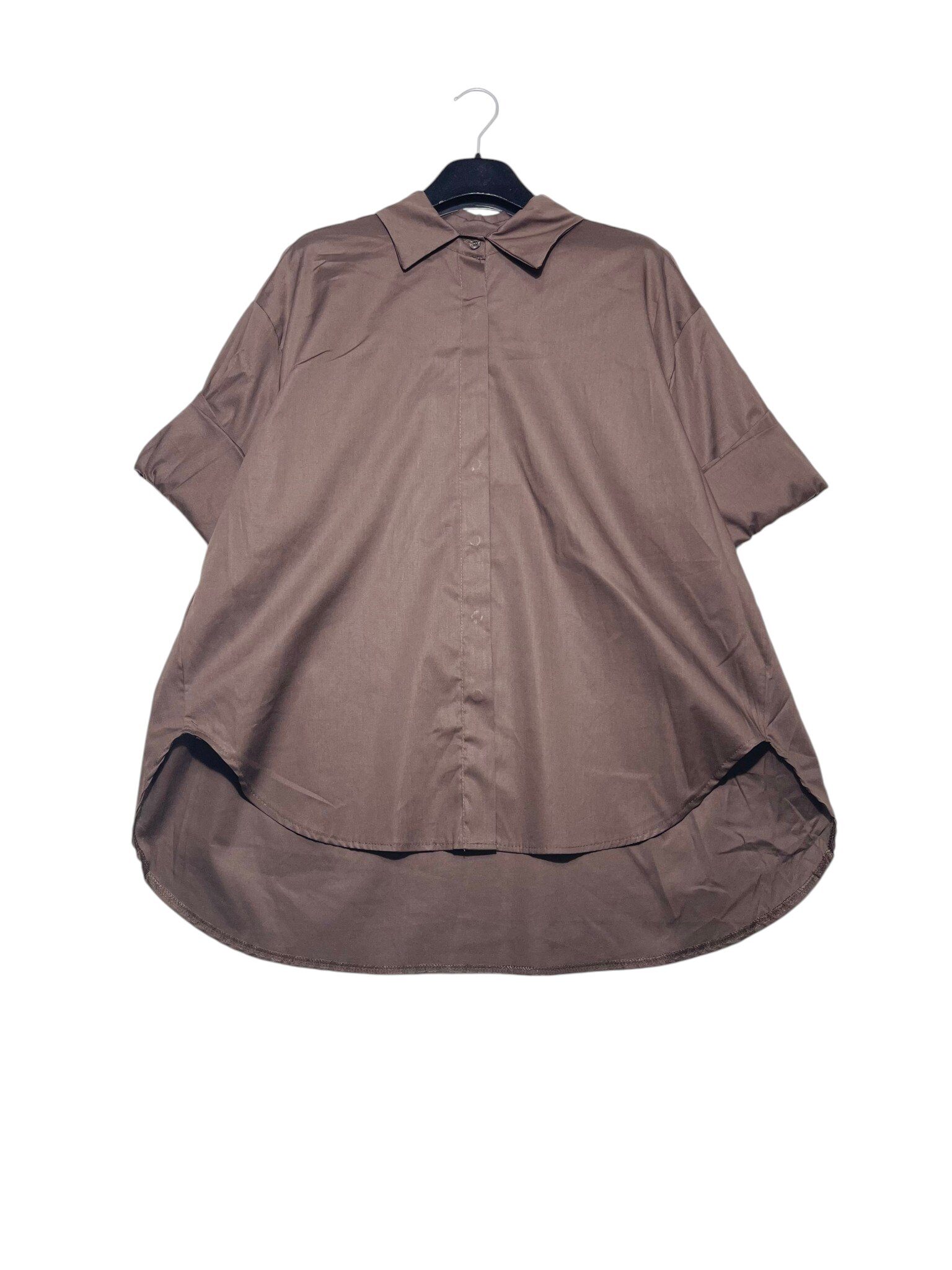 Grossista Elegance - Camicia over in cotone