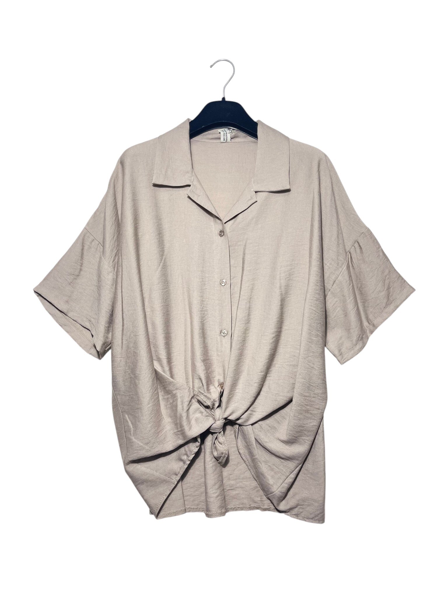 Mayorista Elegance - Camisa talla grande de manga corta