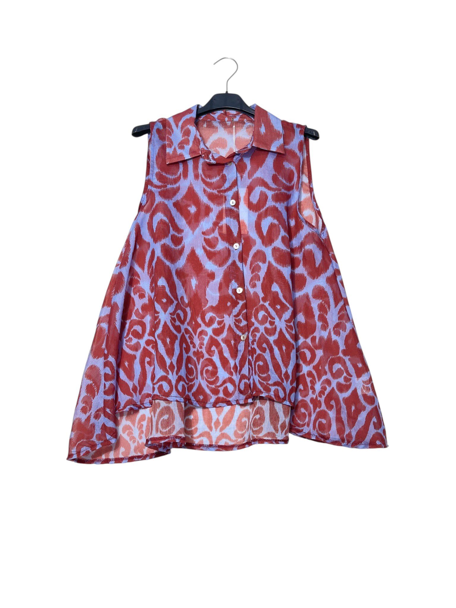 Wholesaler Elegance - Sleeveless flared shirt