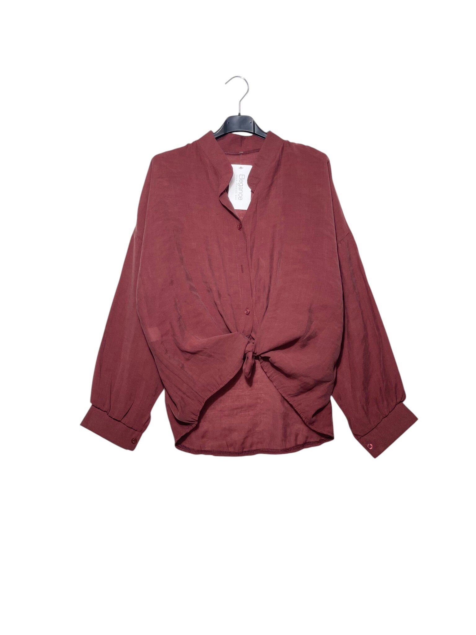 Wholesaler Elegance - Mandarin collar shirt in lyocell