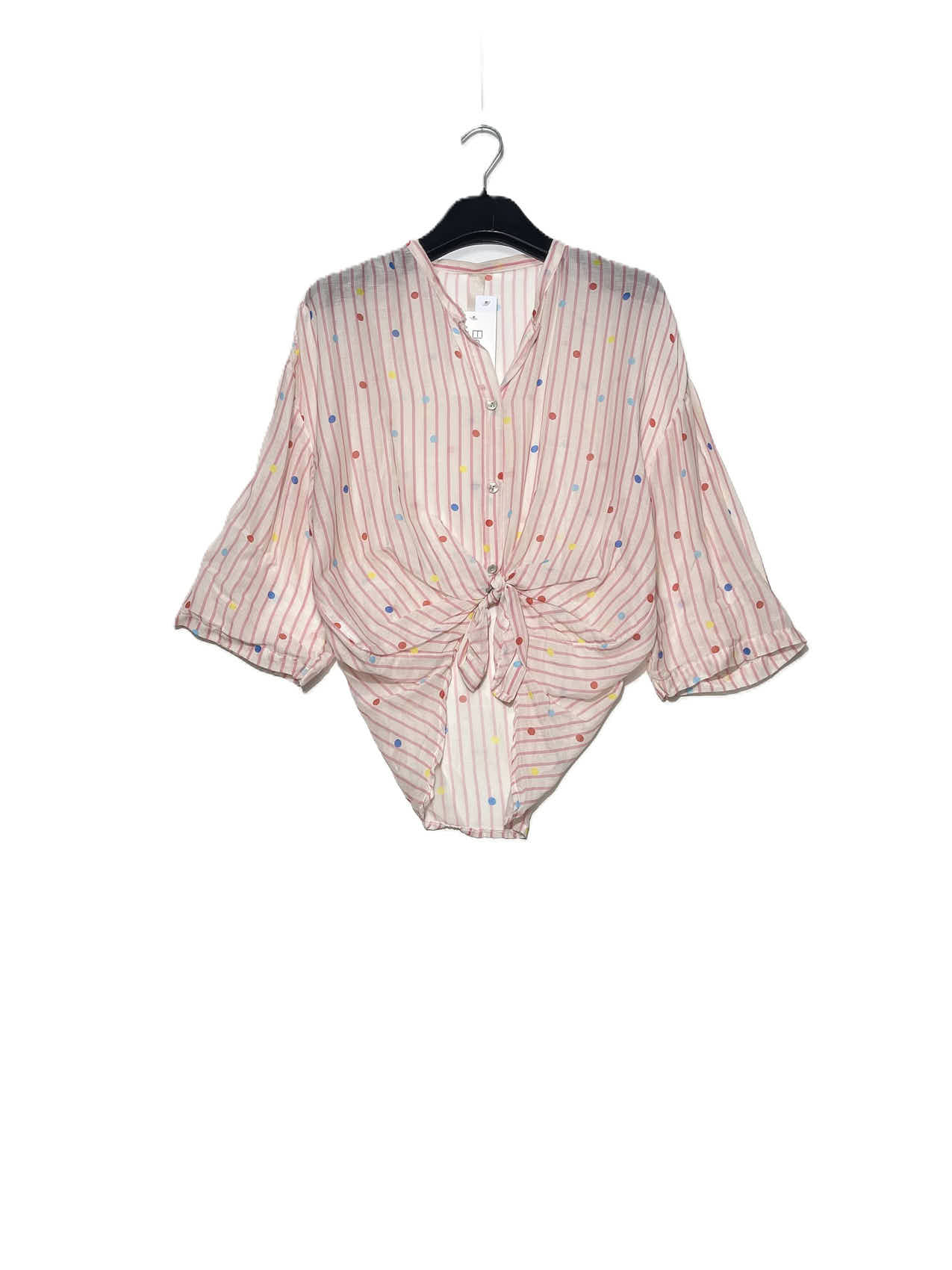 Grossiste Elegance - Chemise en mélange de soie col mao