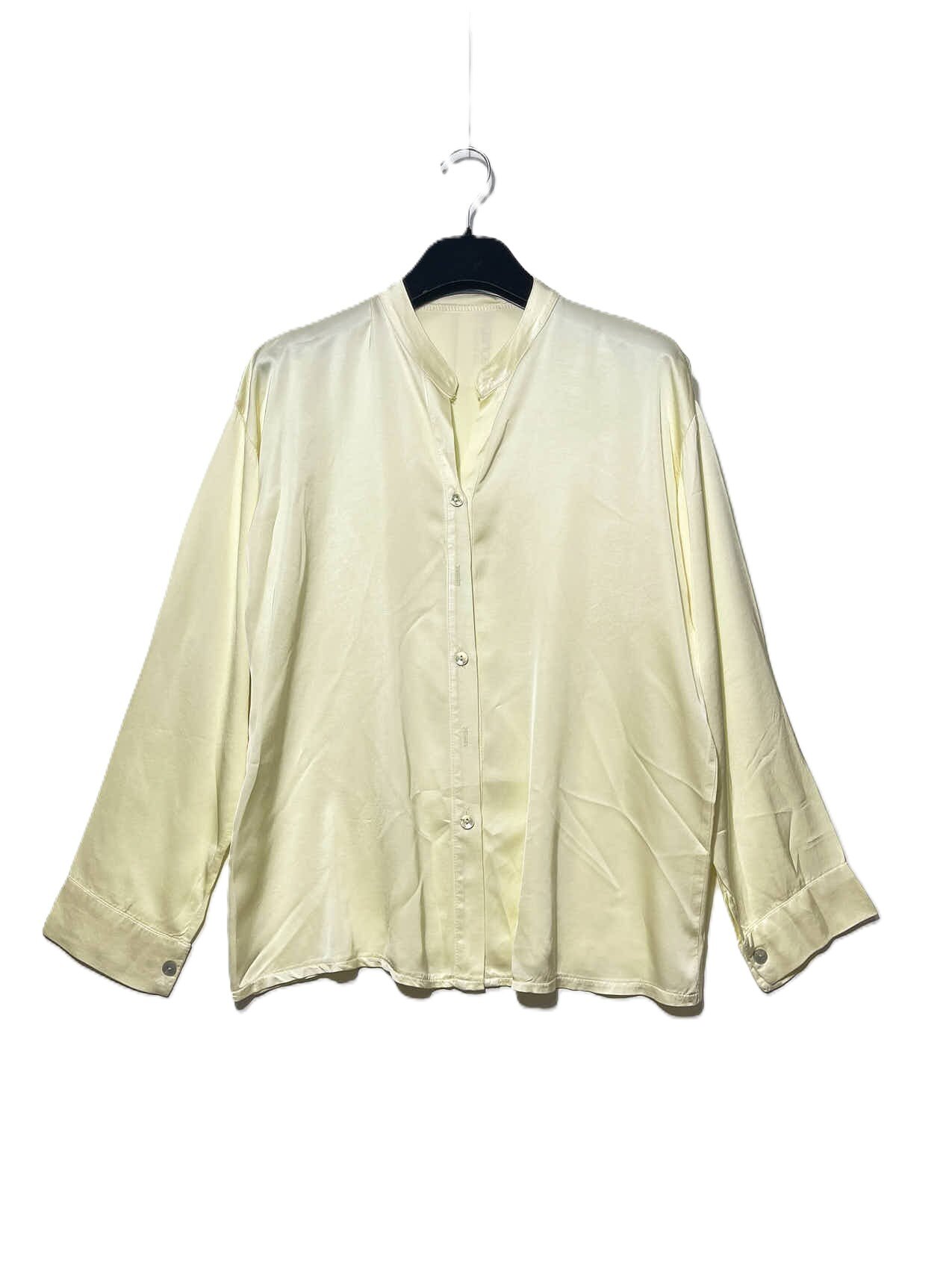 Grossista Elegance - Camicia collo alla coreana misto seta