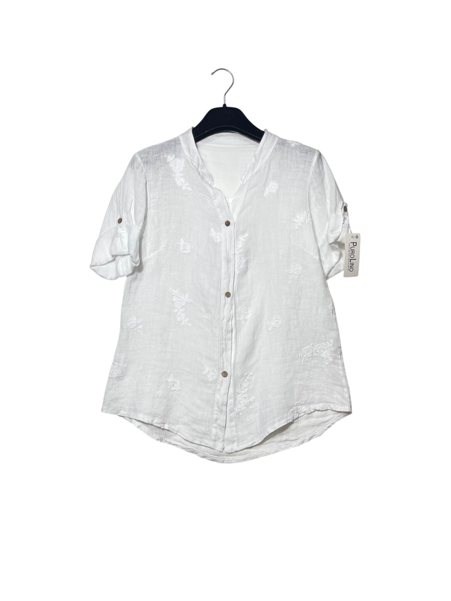 Wholesaler Elegance - Shirt with floral embroidery