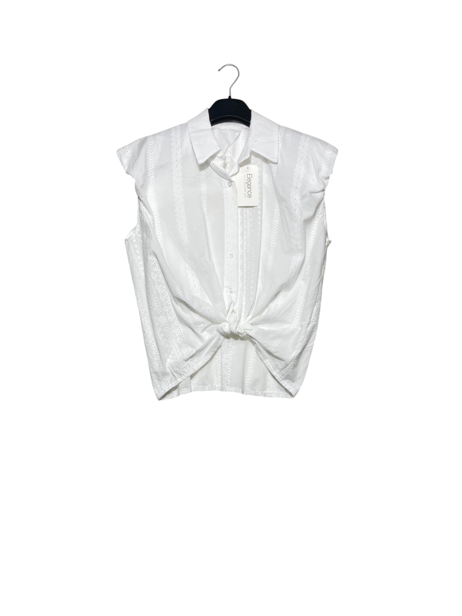 Mayorista Elegance - Camisa sin mangas con bordados