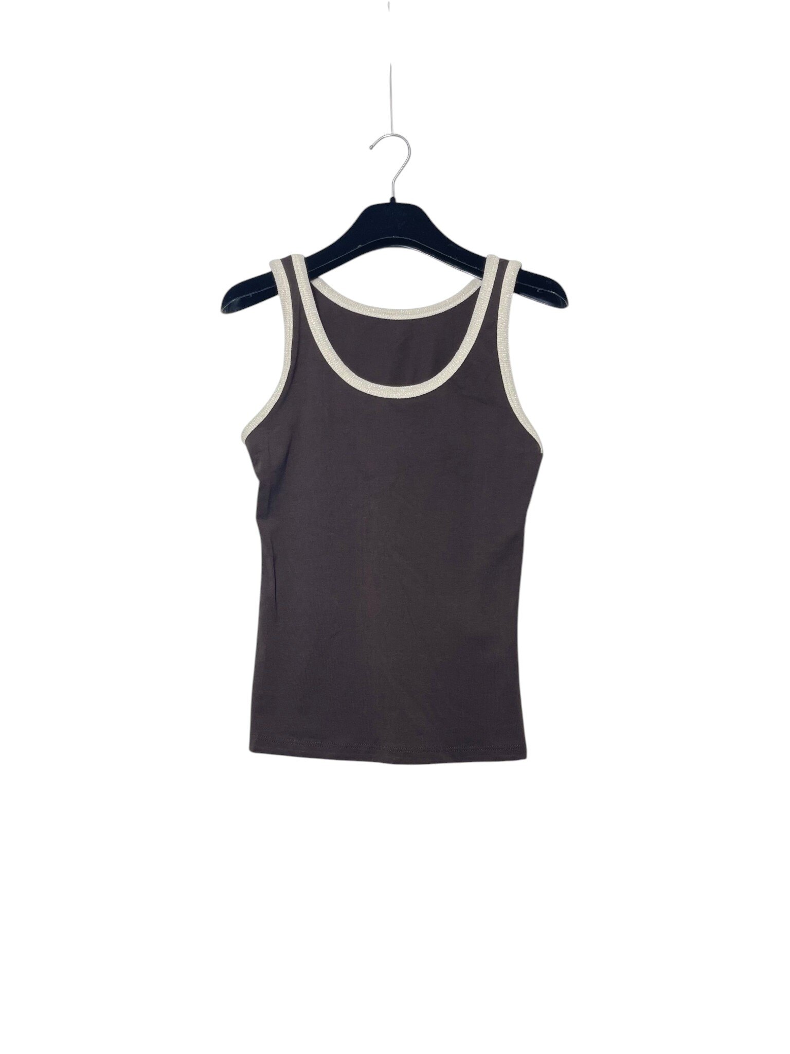 Wholesaler Elegance - Tank top with ribbed lurex edges