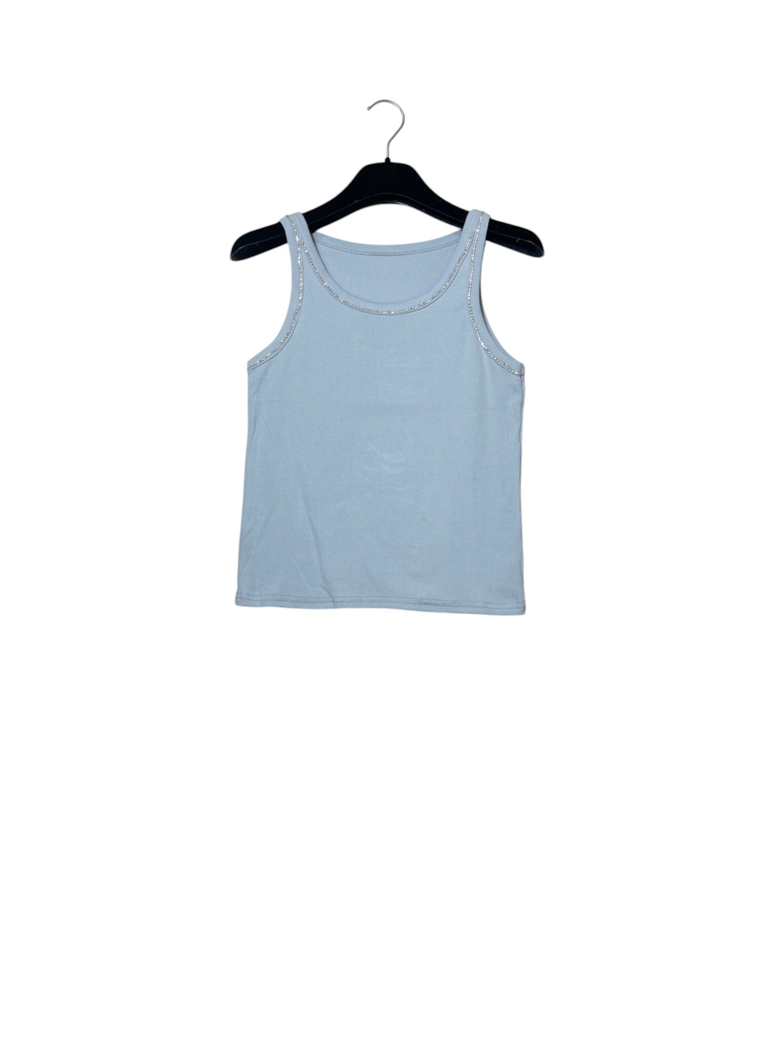 Wholesaler Elegance - Ribbed tank top with rhinestones