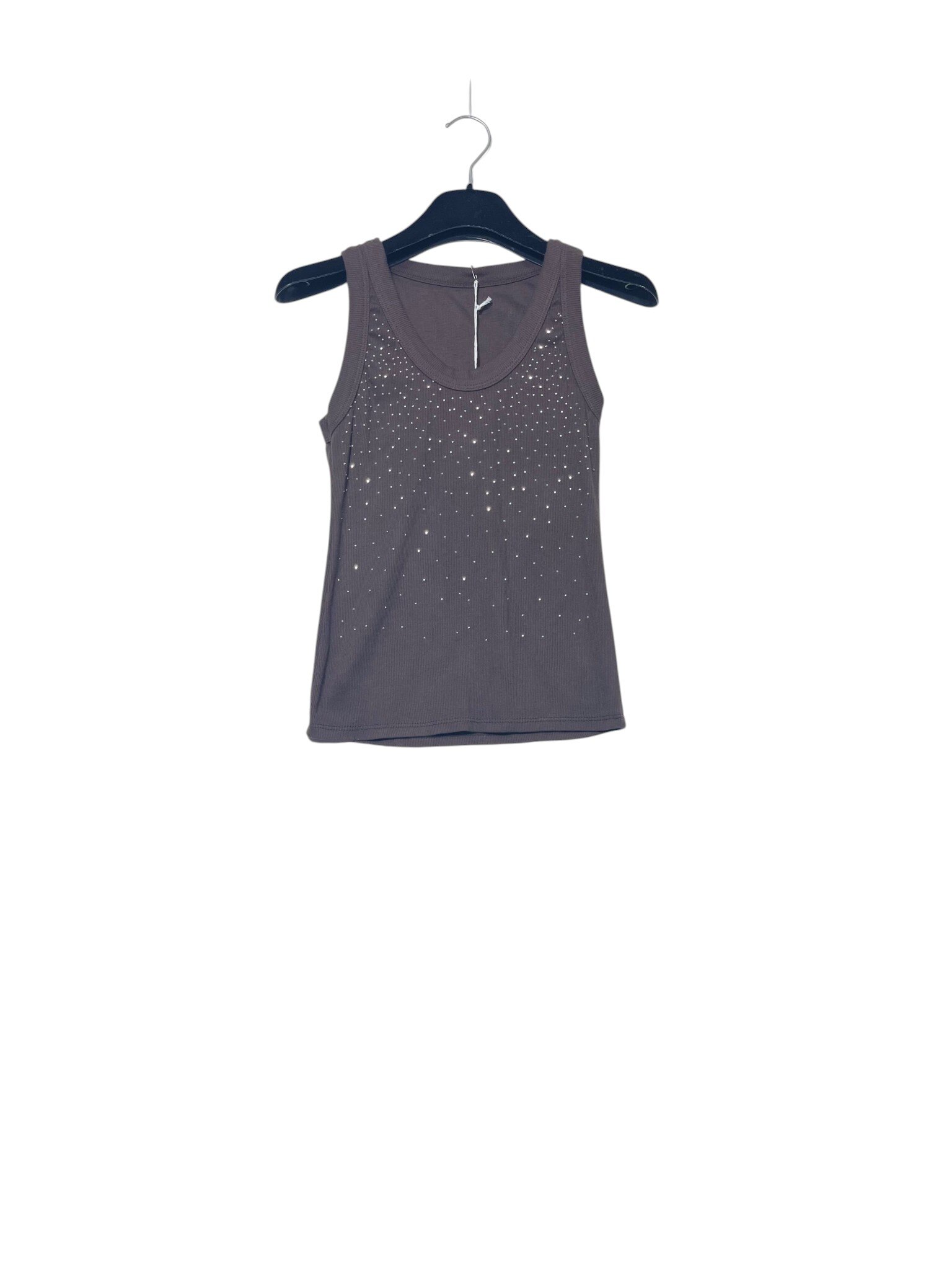 Wholesaler Elegance - Ribbed tank top with sequins