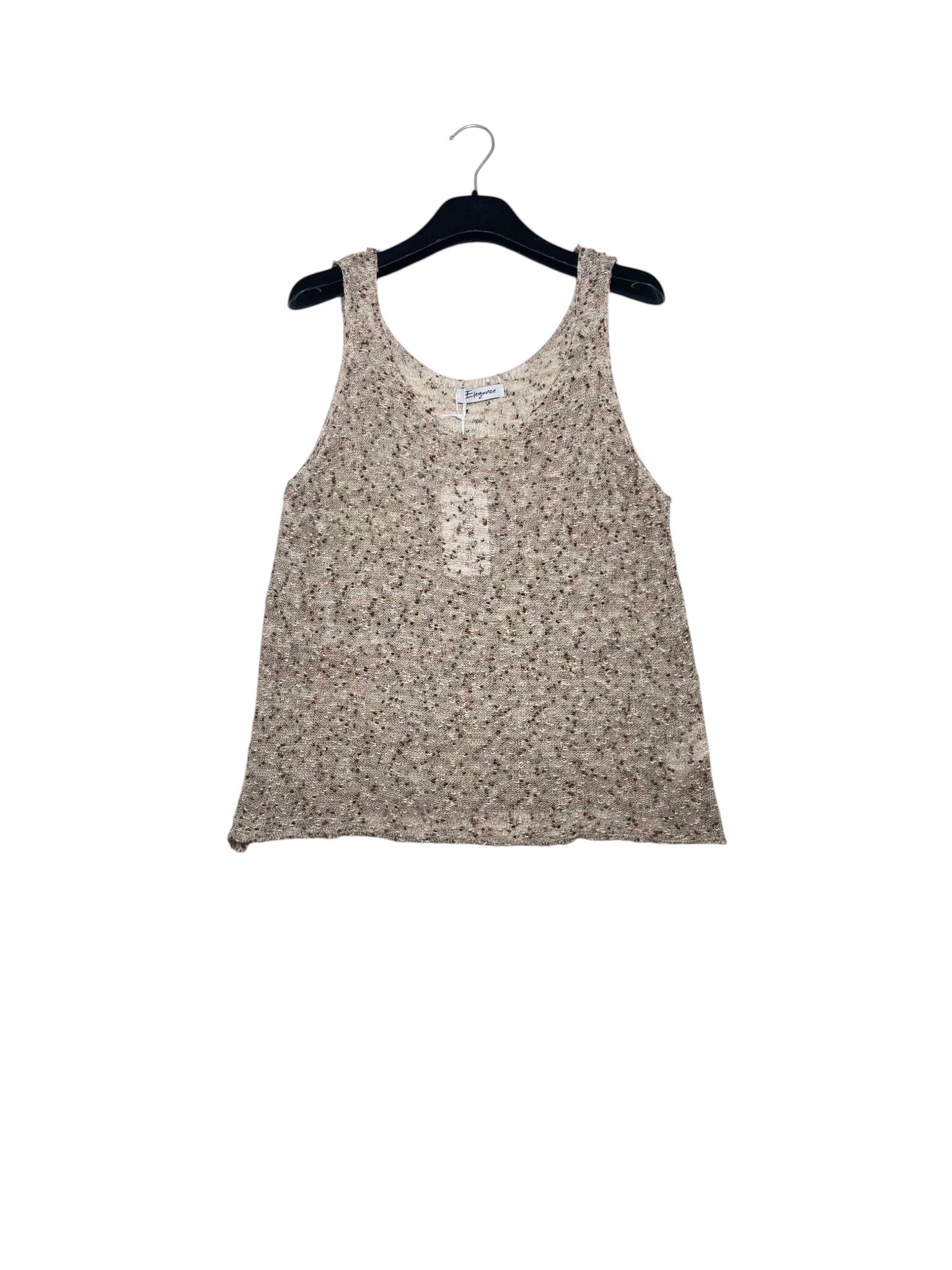 Wholesaler Elegance - 'India' yarn tank top with polka dots