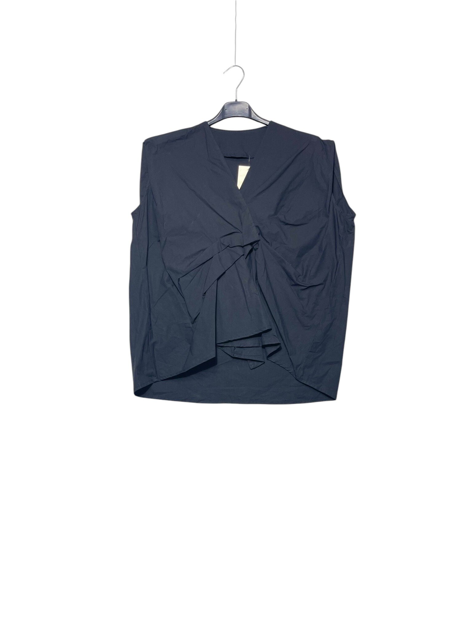 Mayorista Elegance - Camiseta sin mangas amplia con detalle frontal