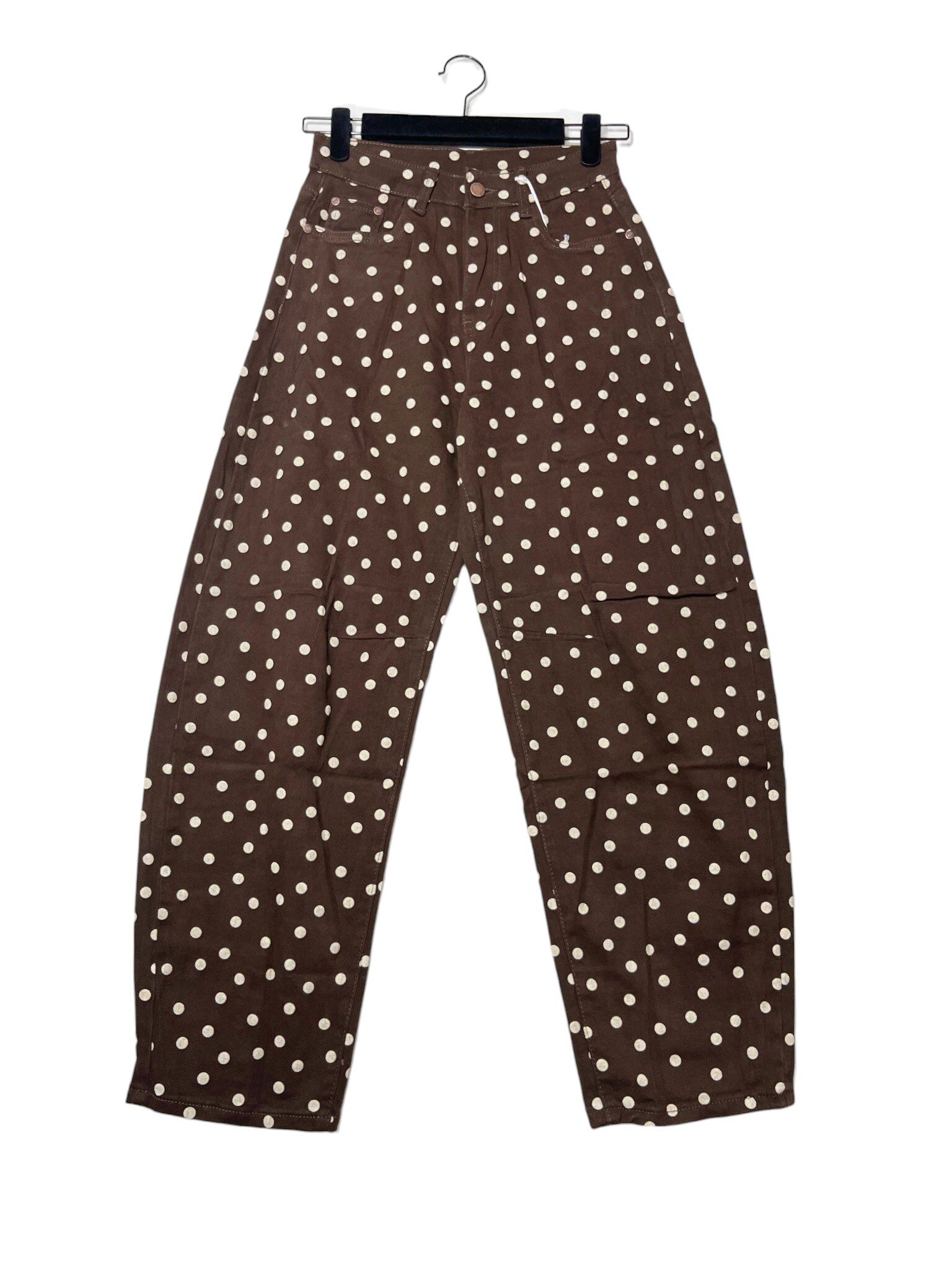 Grossiste Elegance - Jean coupe ballon à pois