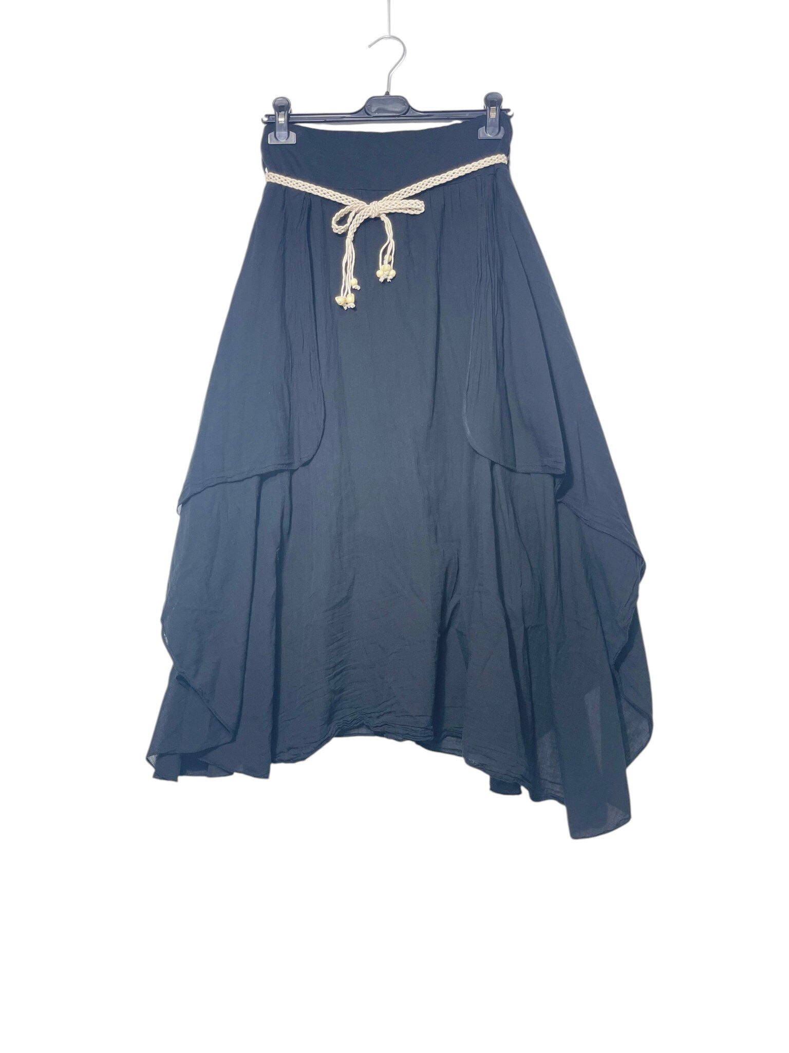 Wholesaler Elegance - Asymmetric skirt in lightweight cotton
