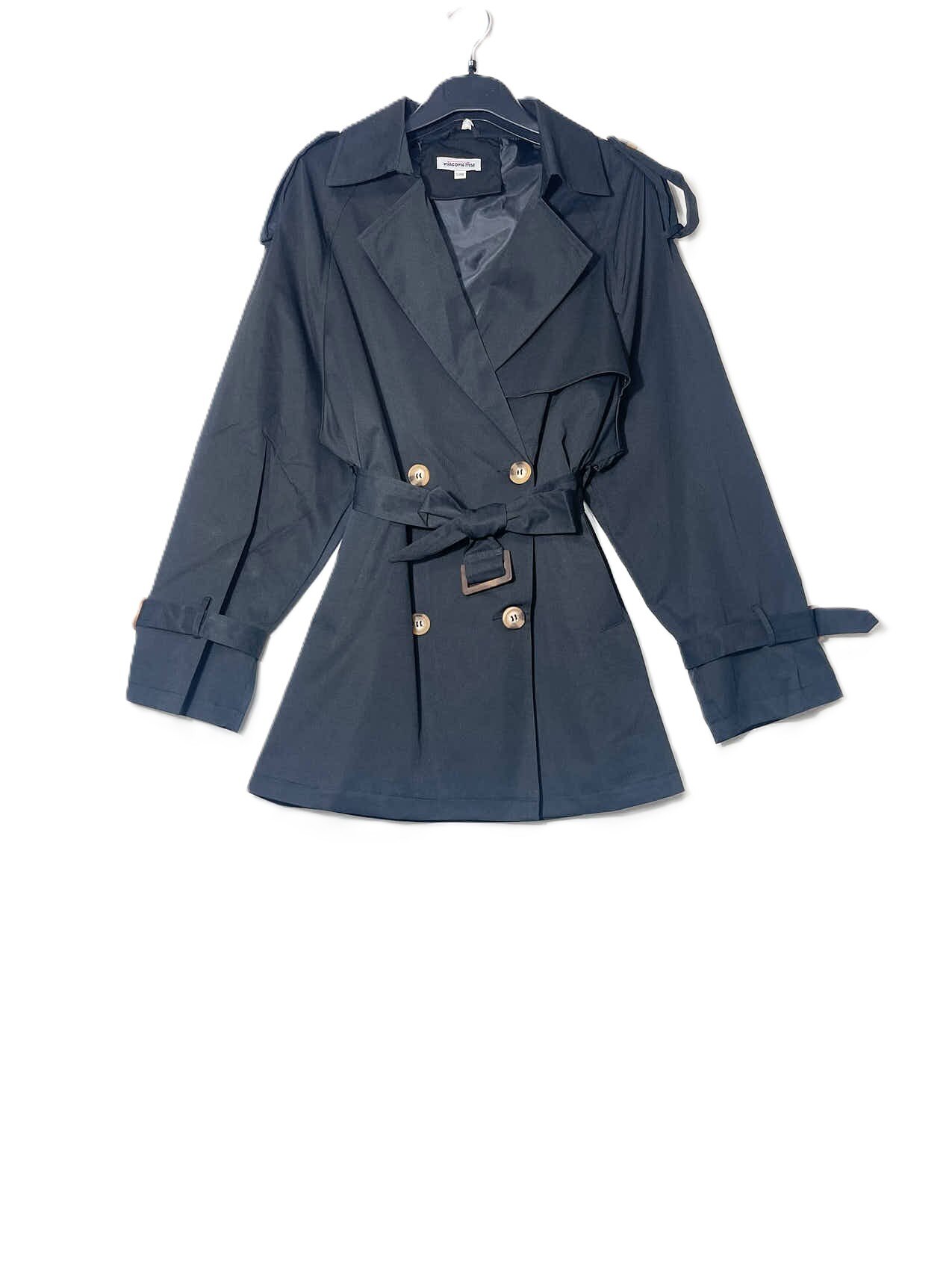 Grossista Elegance - Trench corto con fodera interna
