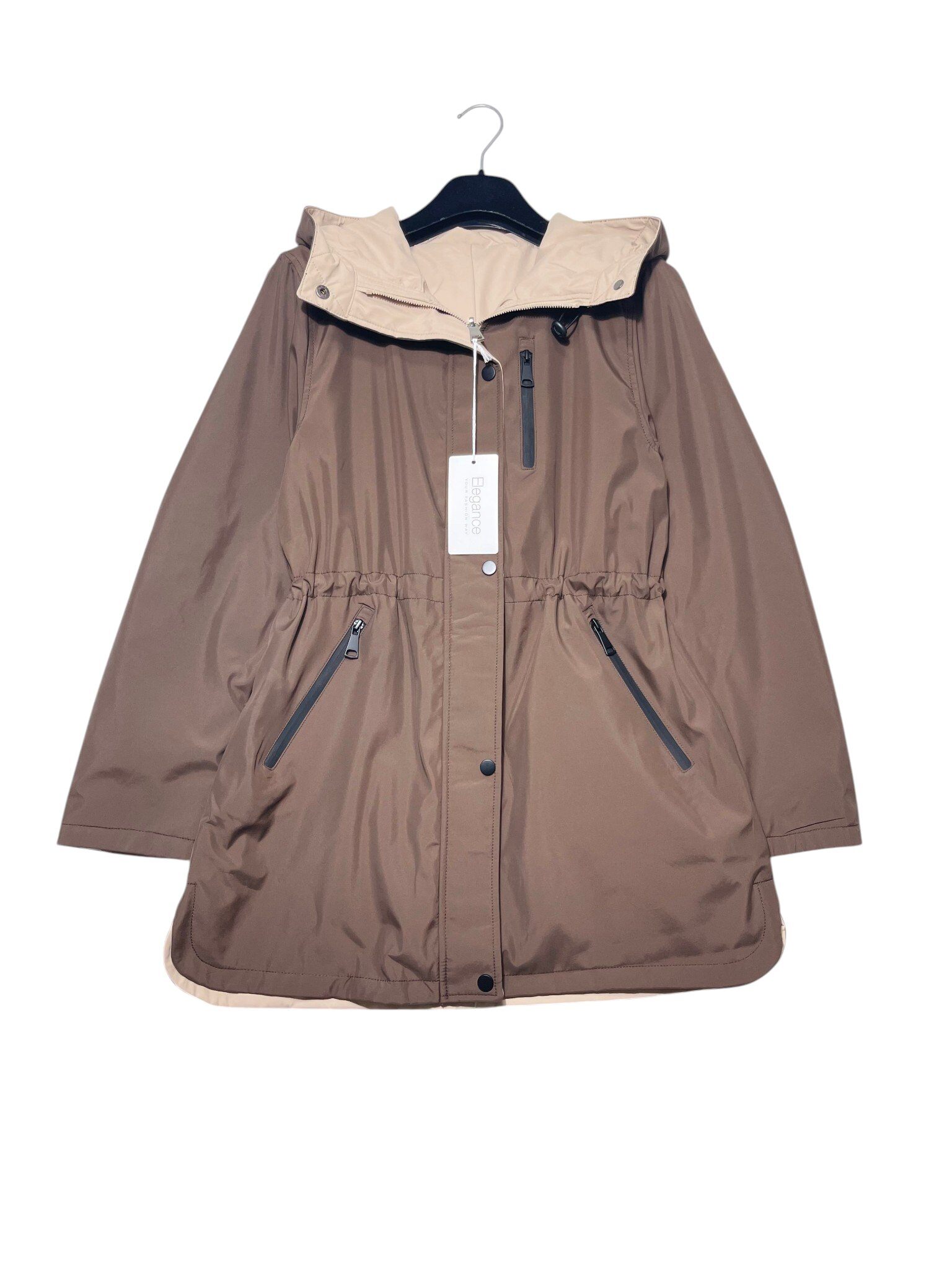 Grossiste Elegance - Manteau réversible ajustable à la taille