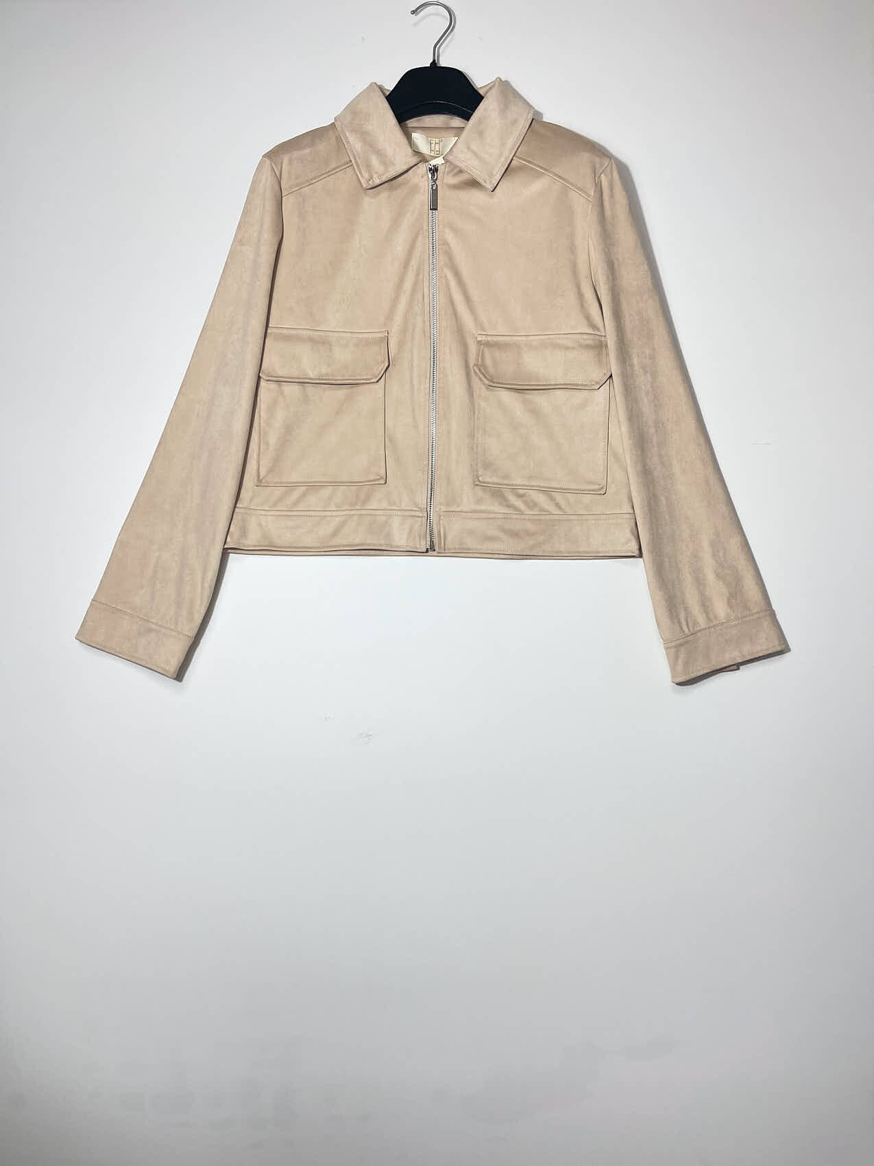 Wholesaler Elegance - Short coatrot coat with pockets and zip