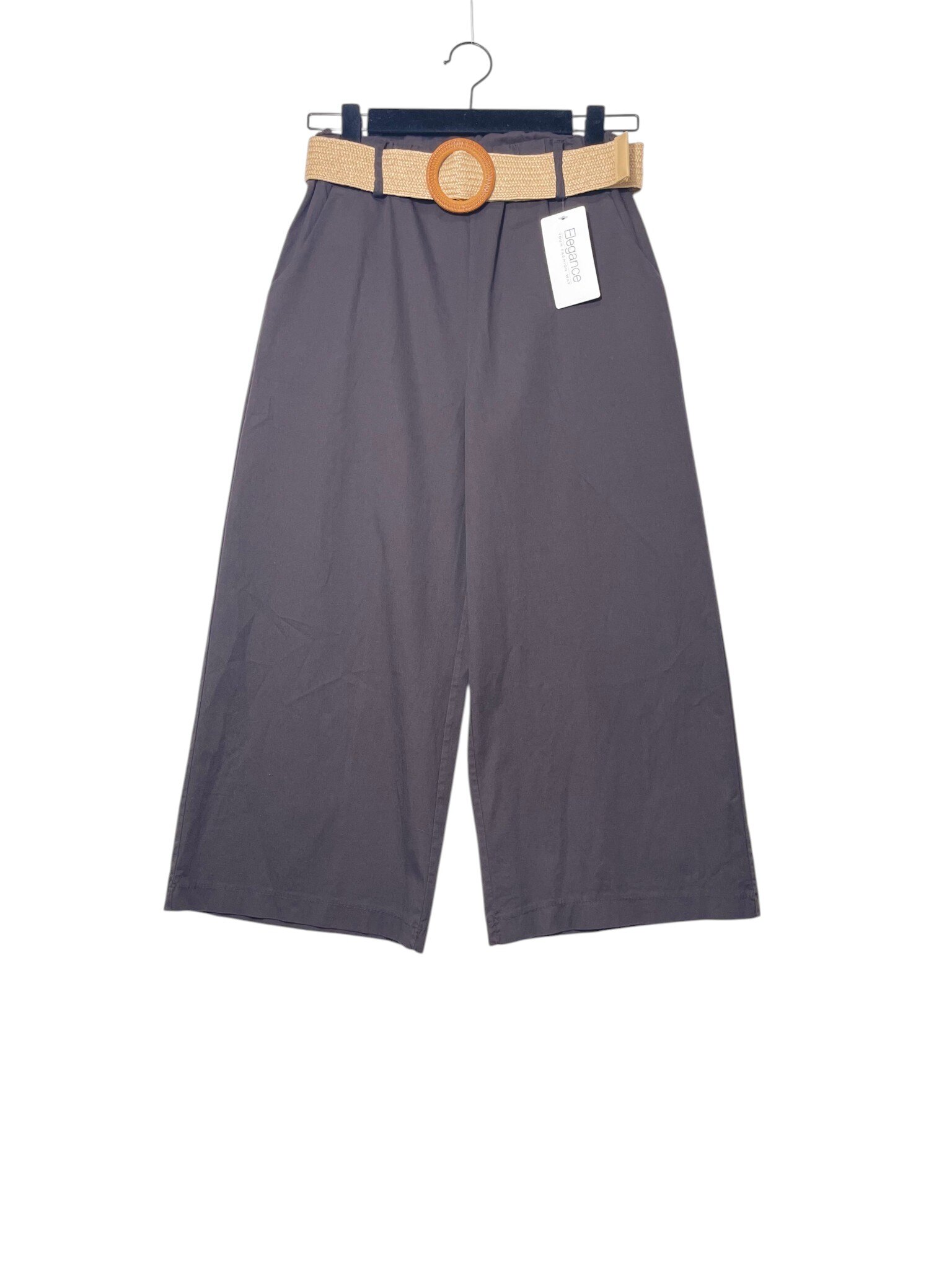 Mayorista Elegance - Pantalón palazzo 7/8 ligeramente ancho
