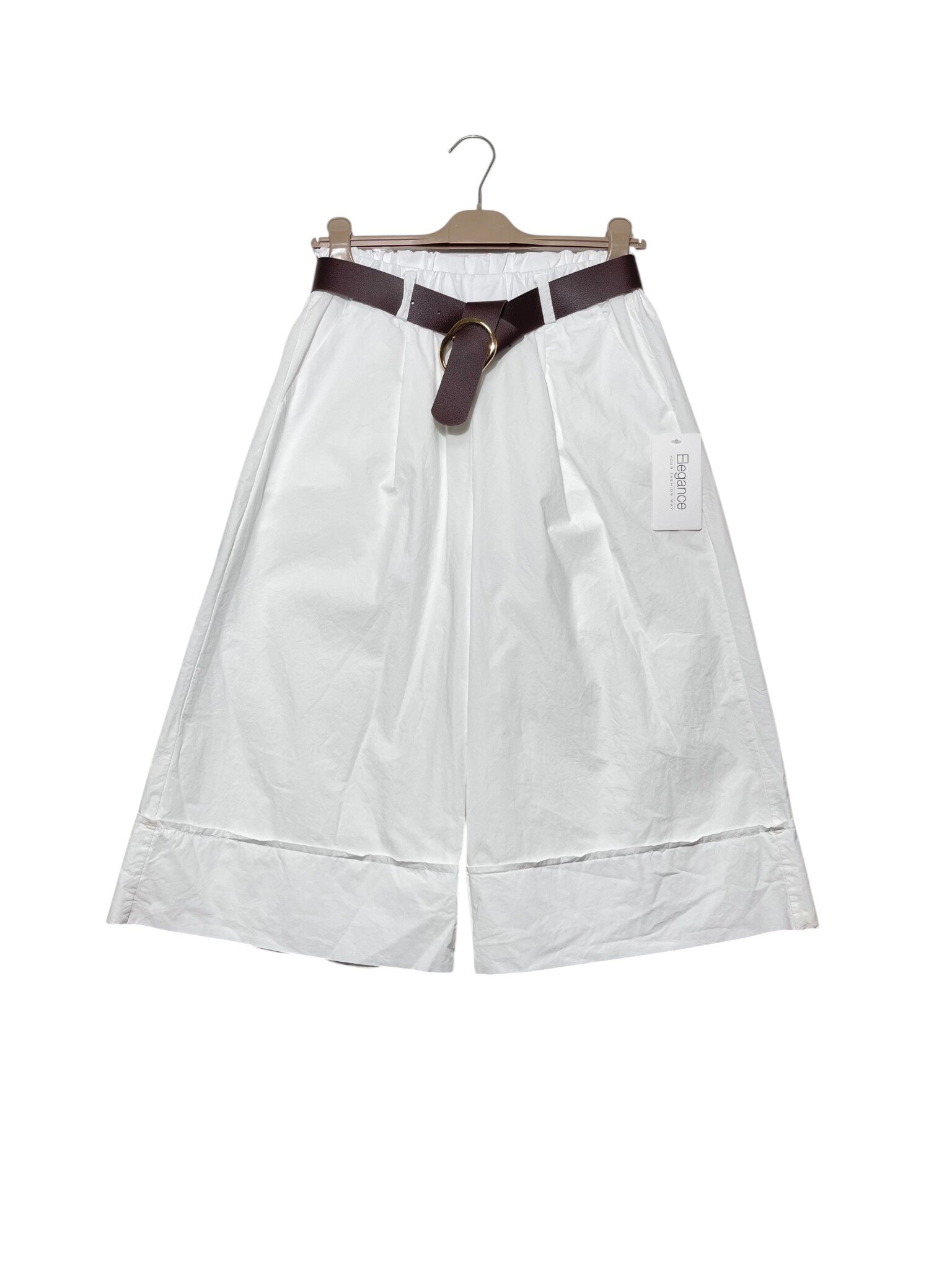 Wholesaler Elegance - Cotton Bermuda shorts with pleats