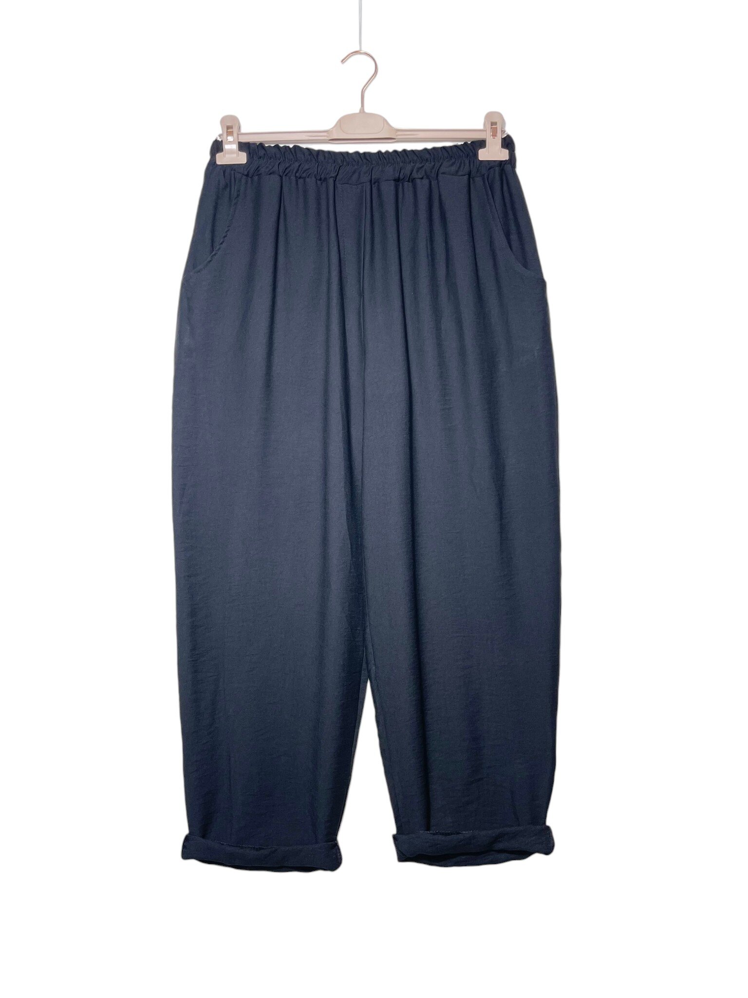 Wholesaler Elegance - Big size baggy fit trousers with back pockets