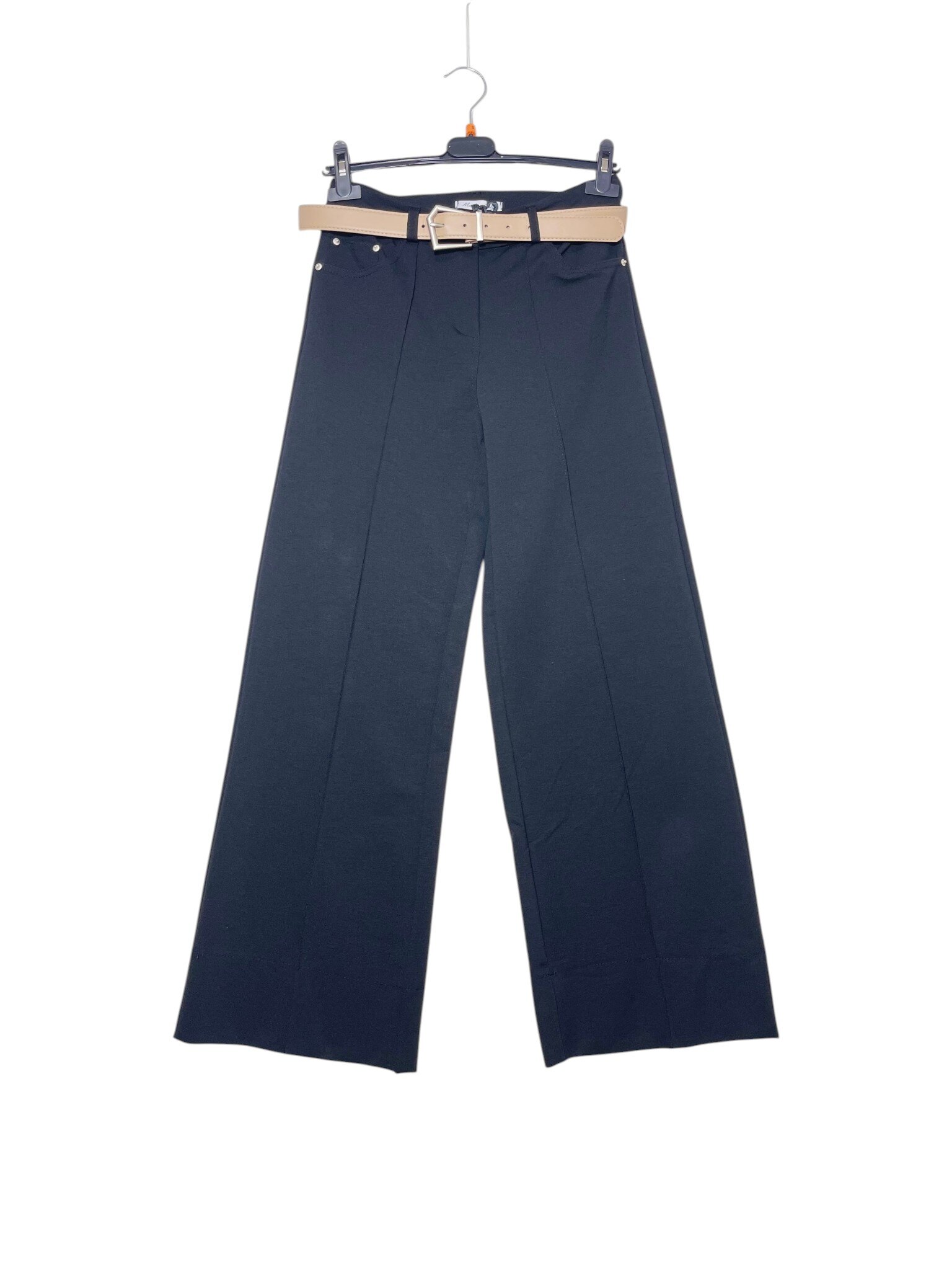 Wholesaler Elegance - Milano knit palazzo pants with center seam