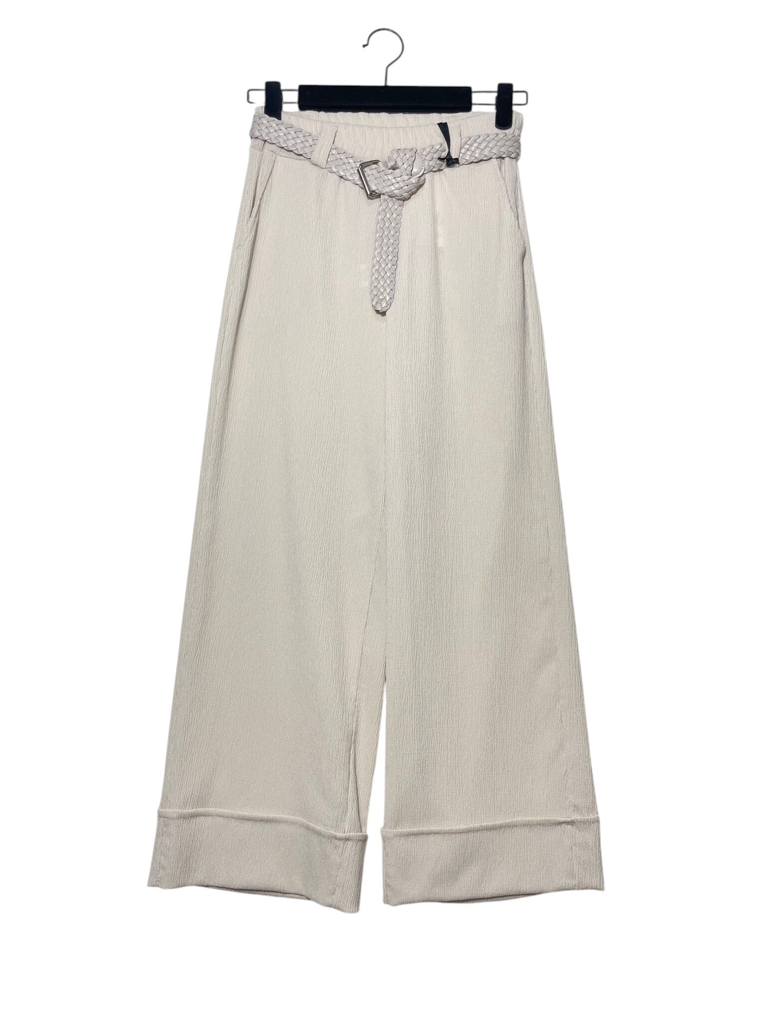 Wholesaler Elegance - Crinkled palazzo pants
