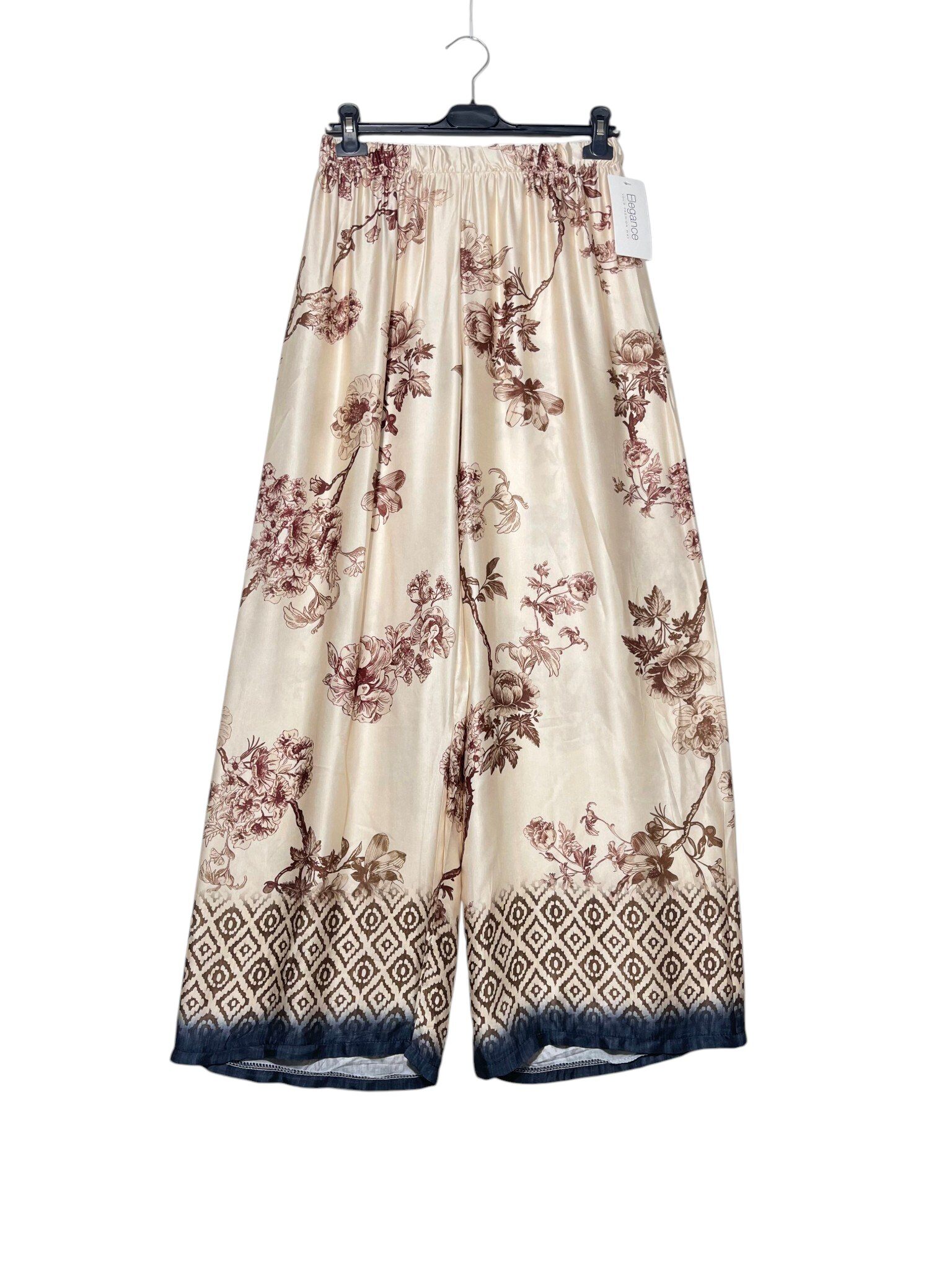 Wholesaler Elegance - Palazzo pants in pure viscose with print