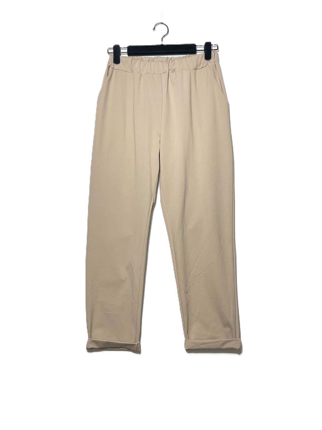 Grossista Elegance - Pantalone big size baggy fit elasticizzato in vita