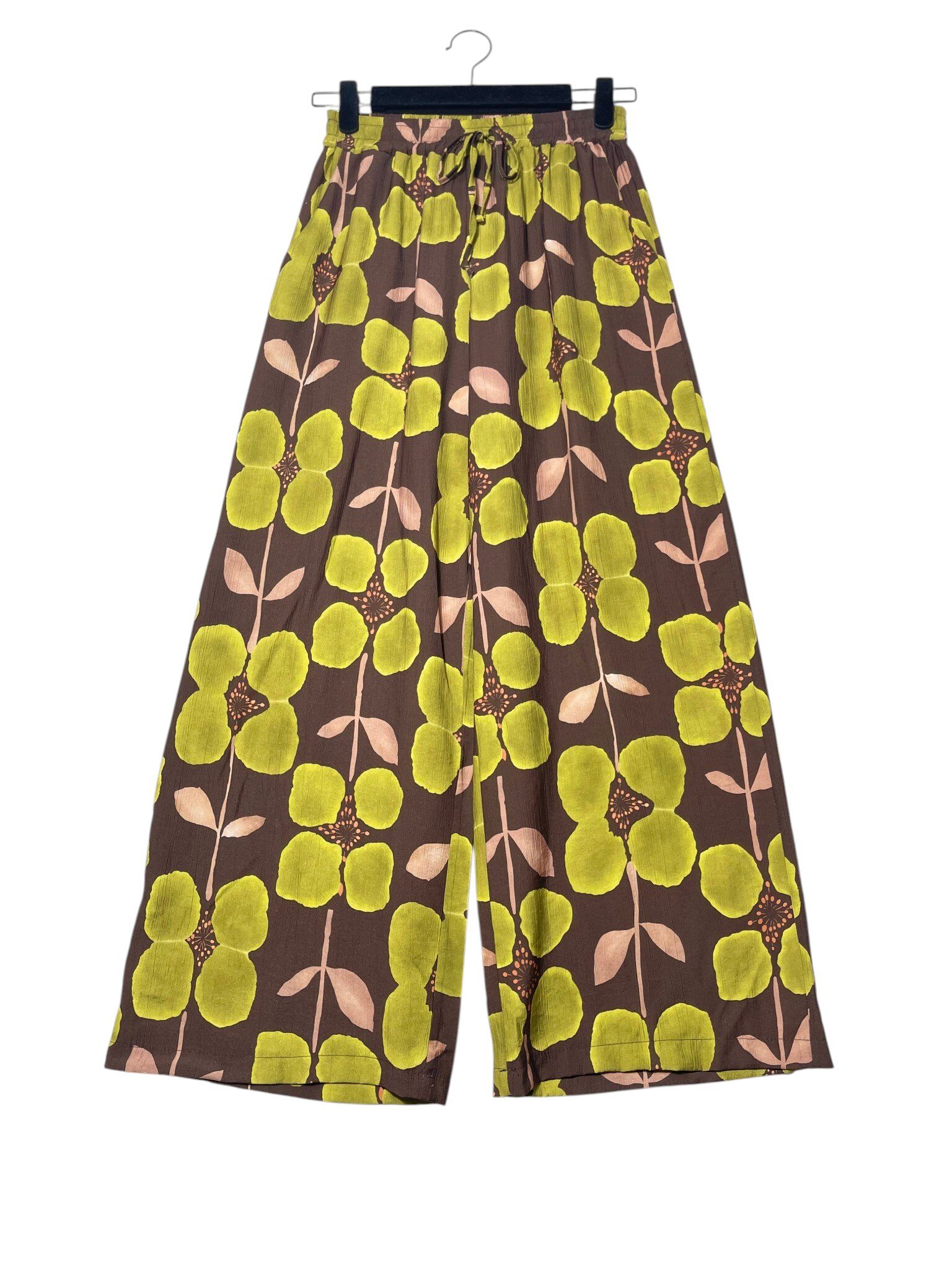 Grossiste Elegance - Pantalon à cordon imprimé fleur