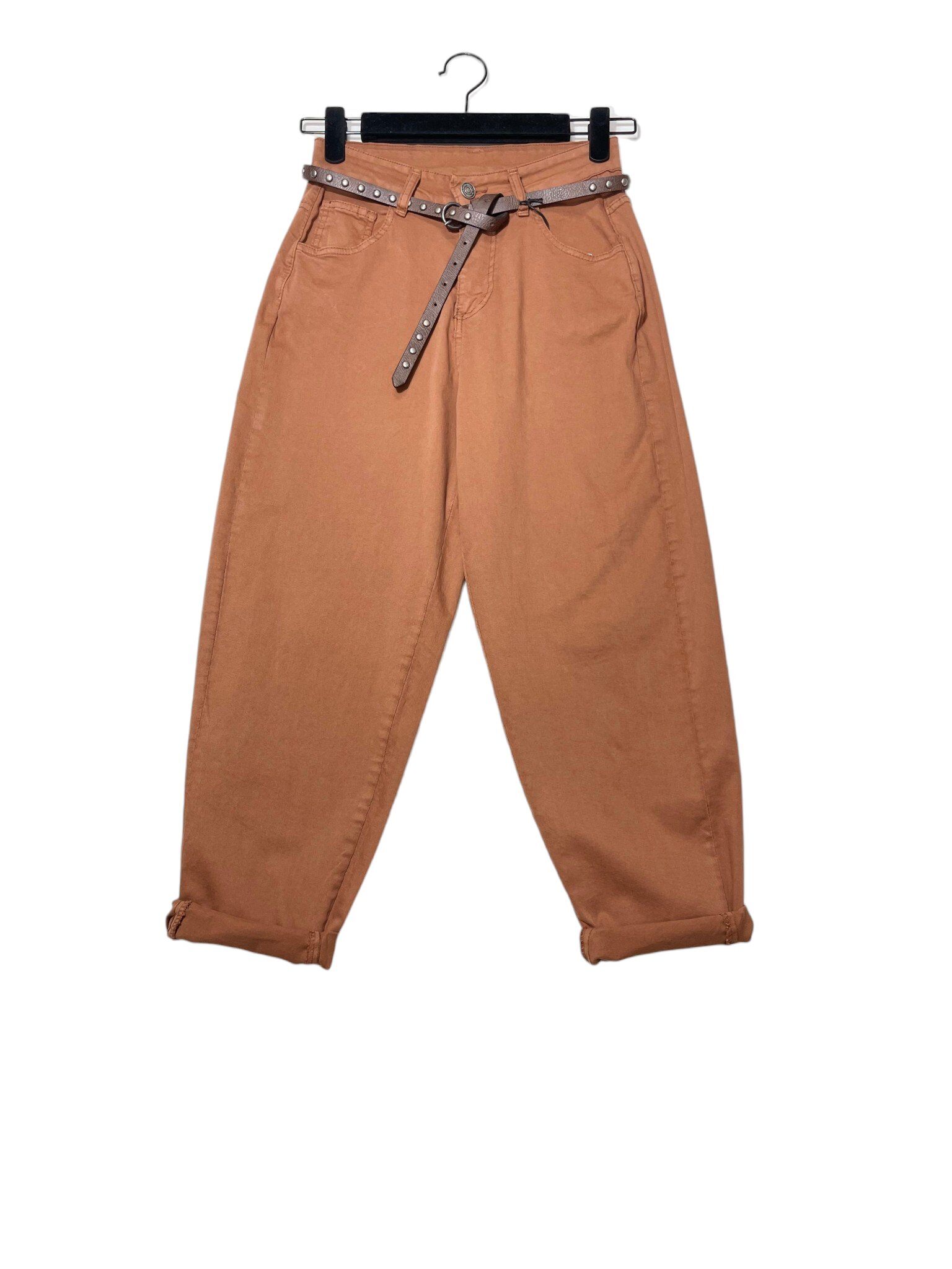 Wholesaler Elegance - Baggy fit trousers with belt