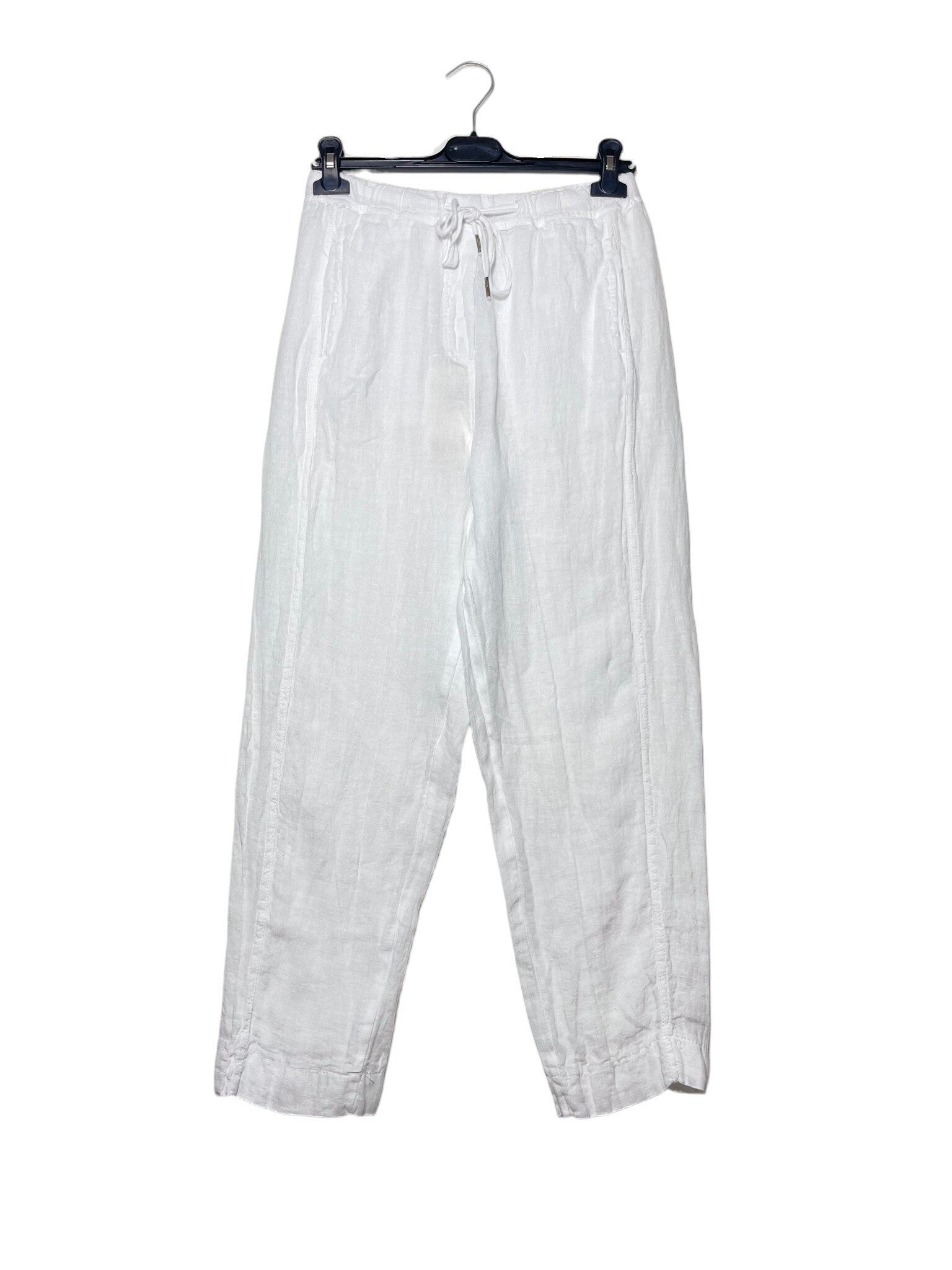 Wholesaler Elegance - Pure linen trousers with drawstring