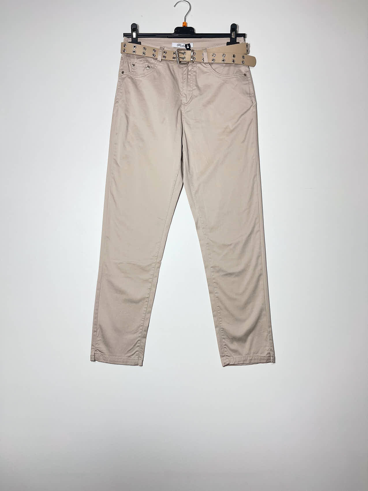 Grossista Elegance - Pantalone a sigaretta con cintura