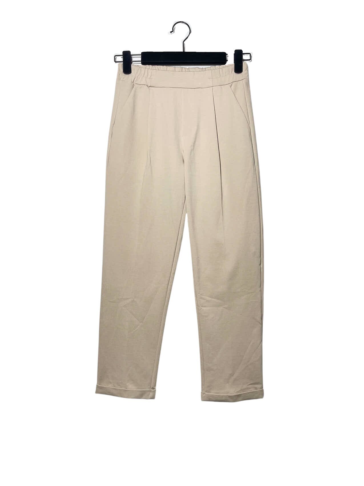 Wholesaler Elegance - Boyfriend fit pants in Milano stitch