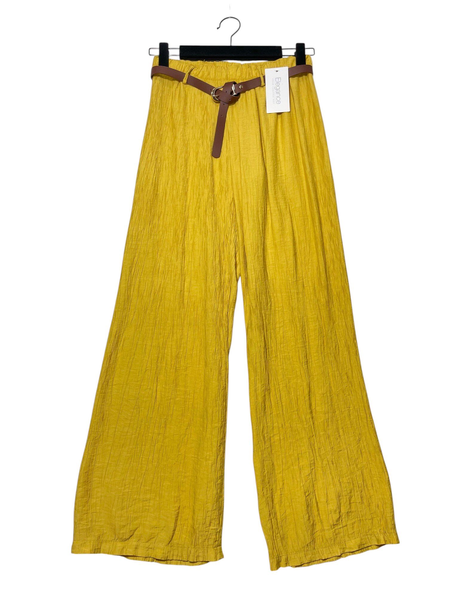 Wholesaler Elegance - Palazzo pants with belt