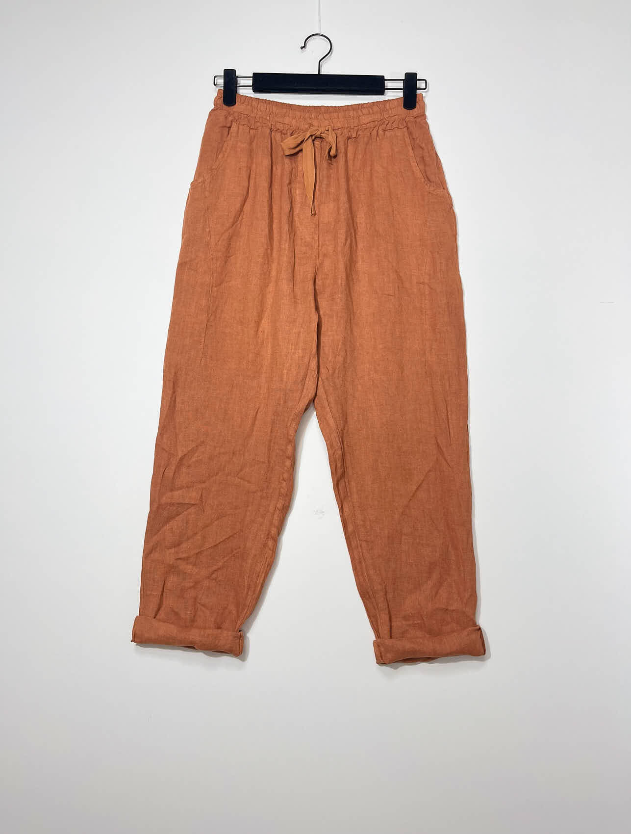 Grossista Elegance - Pantalone in Lino con Coulisse