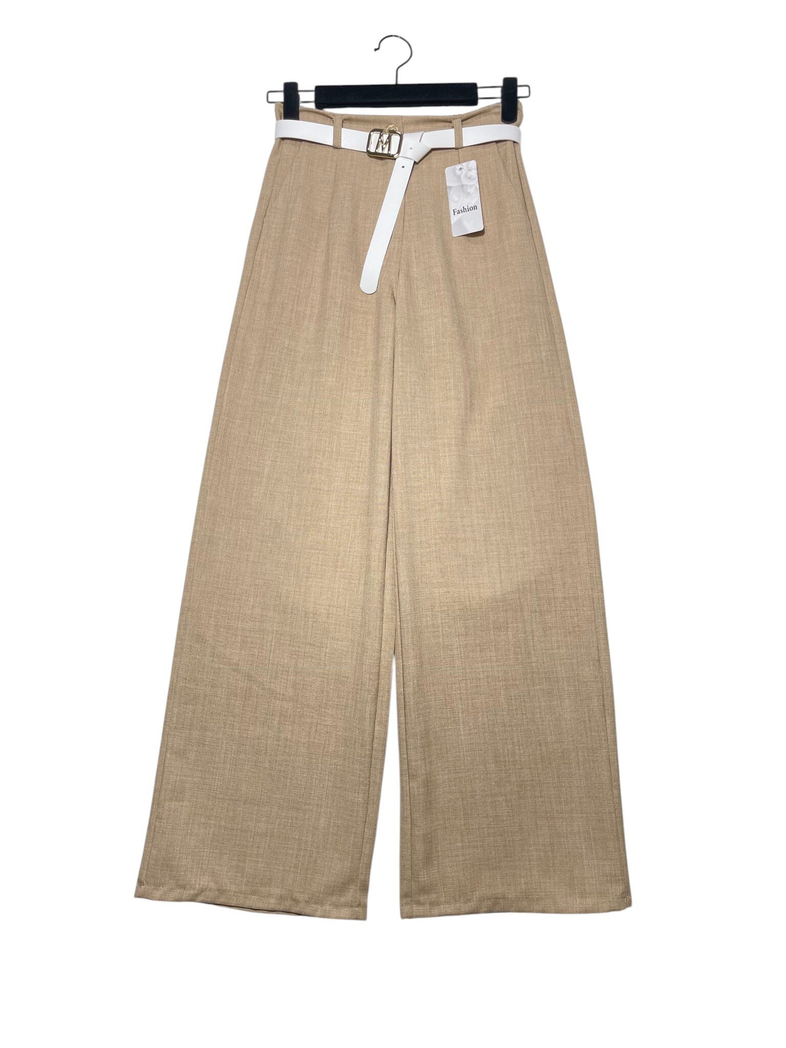 Wholesaler Elegance - Palazzo pants with elastic waistband